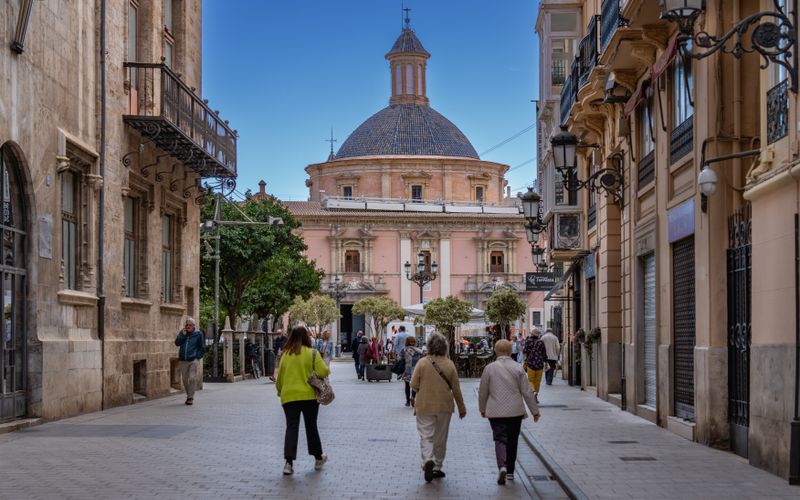 Valencia old town El Carmen historic quarter