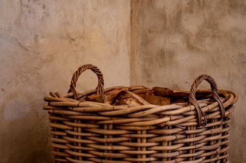 Free stock photo of basket, brown, brown background Stock Photo