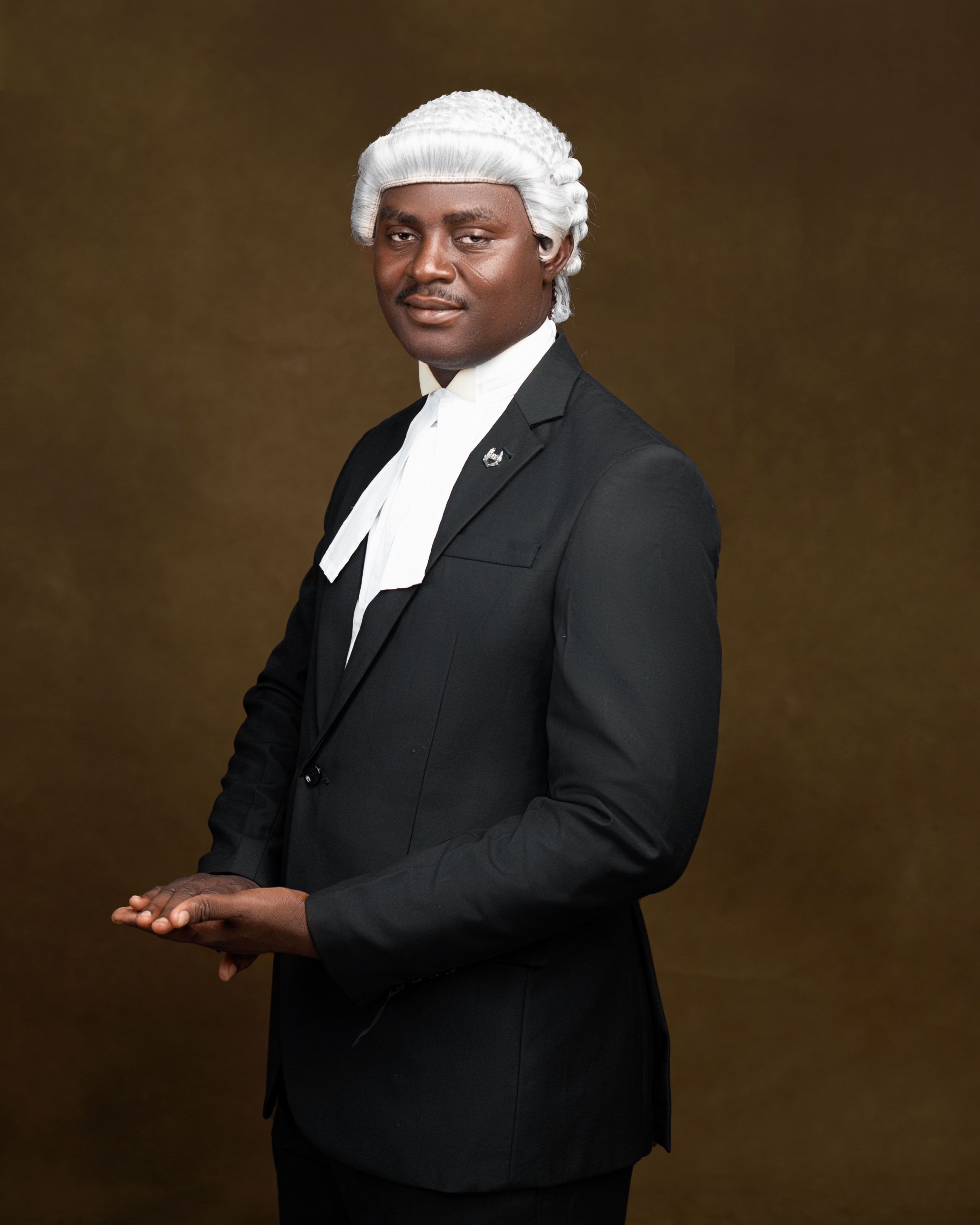 Professional Portrait of African Lawyer in Wig · Free Stock Photo