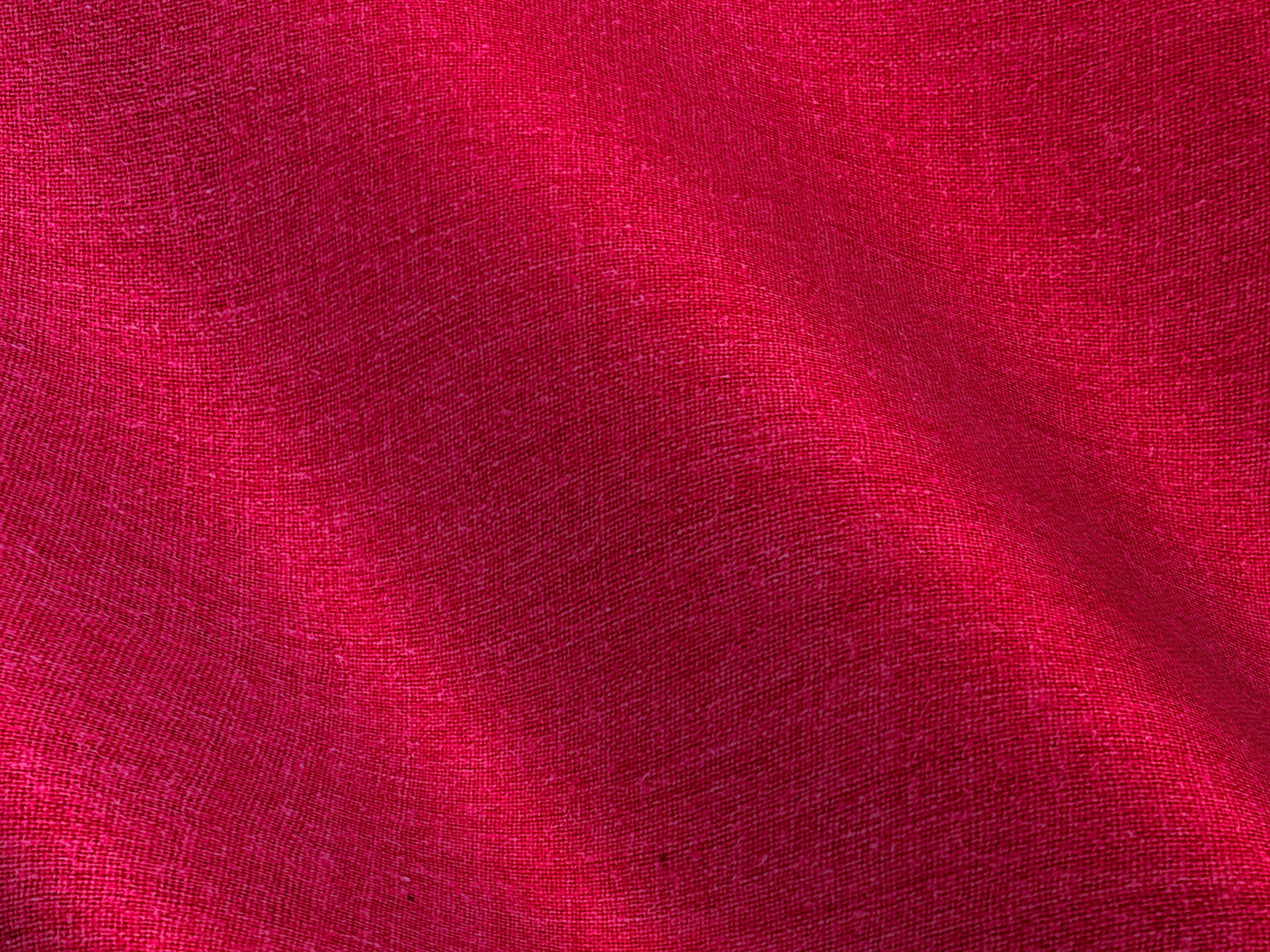 grátis Tecido Vermelho Intenso Com Trama De Linho Texturizada. Foto profissional