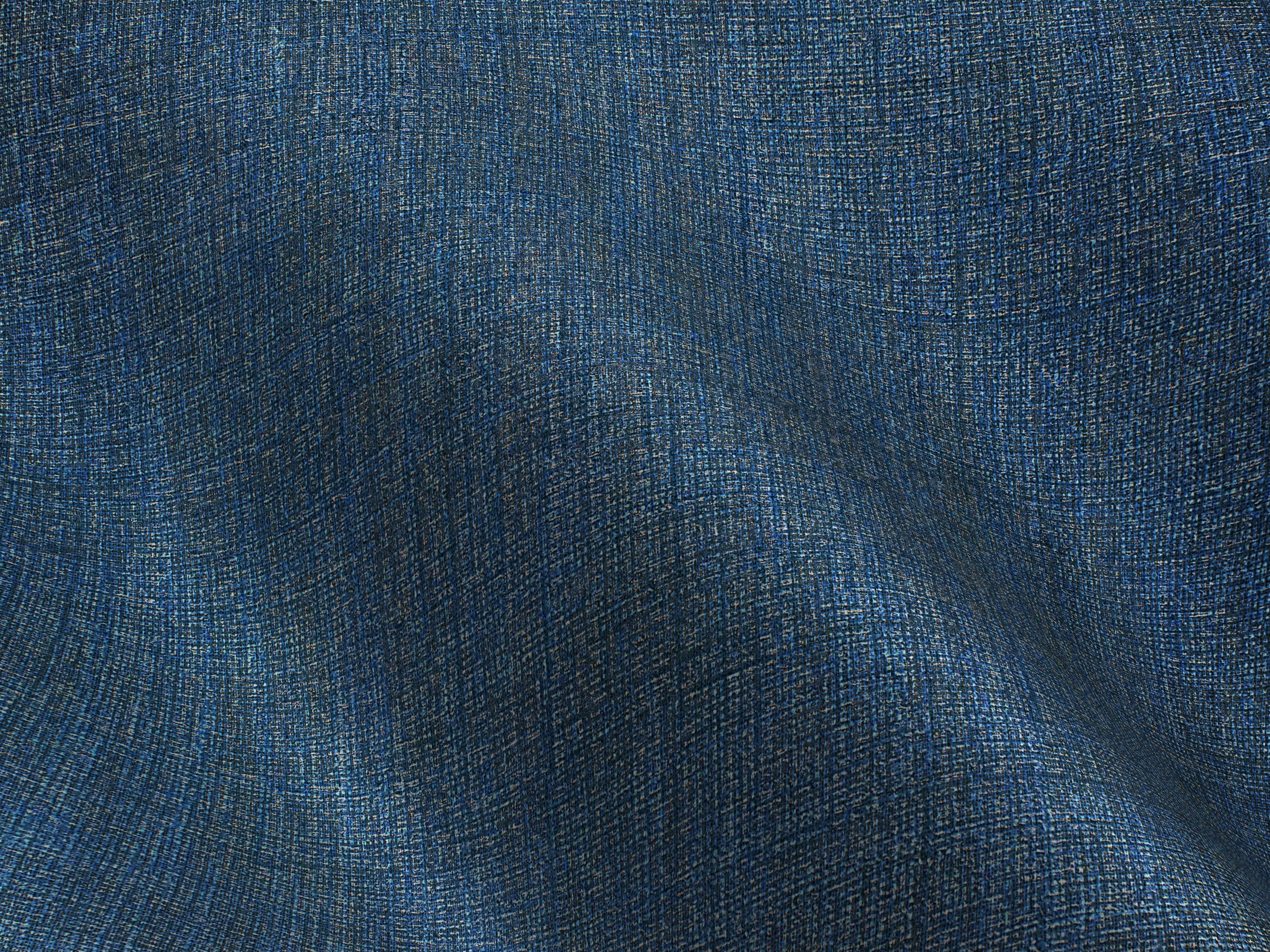 Textured Blue Fabric with Subtle Waves · Free Stock Photo