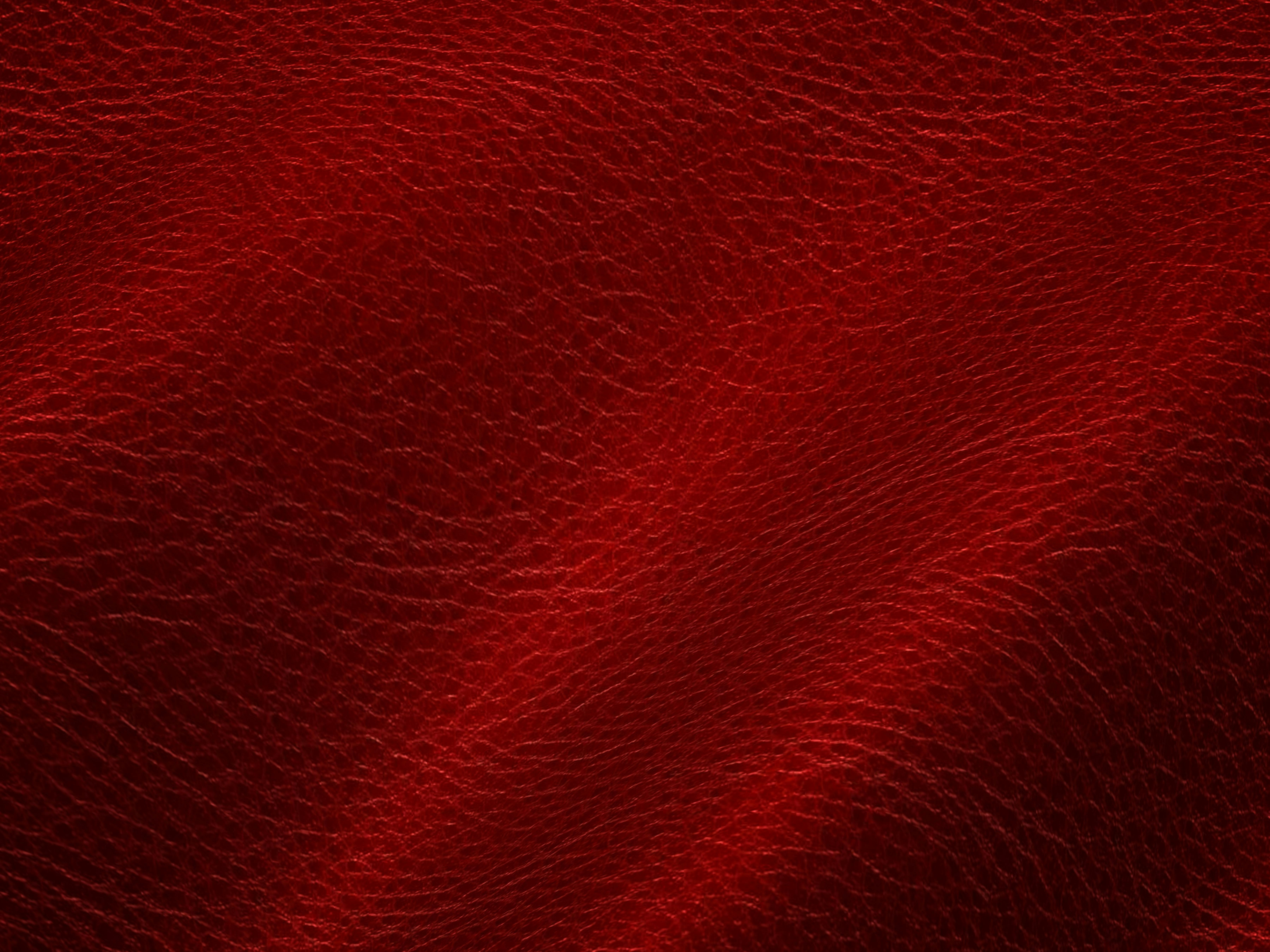 Free Close-up of a vibrant red leather texture featuring organic folds and natural patterns. Stock Photo