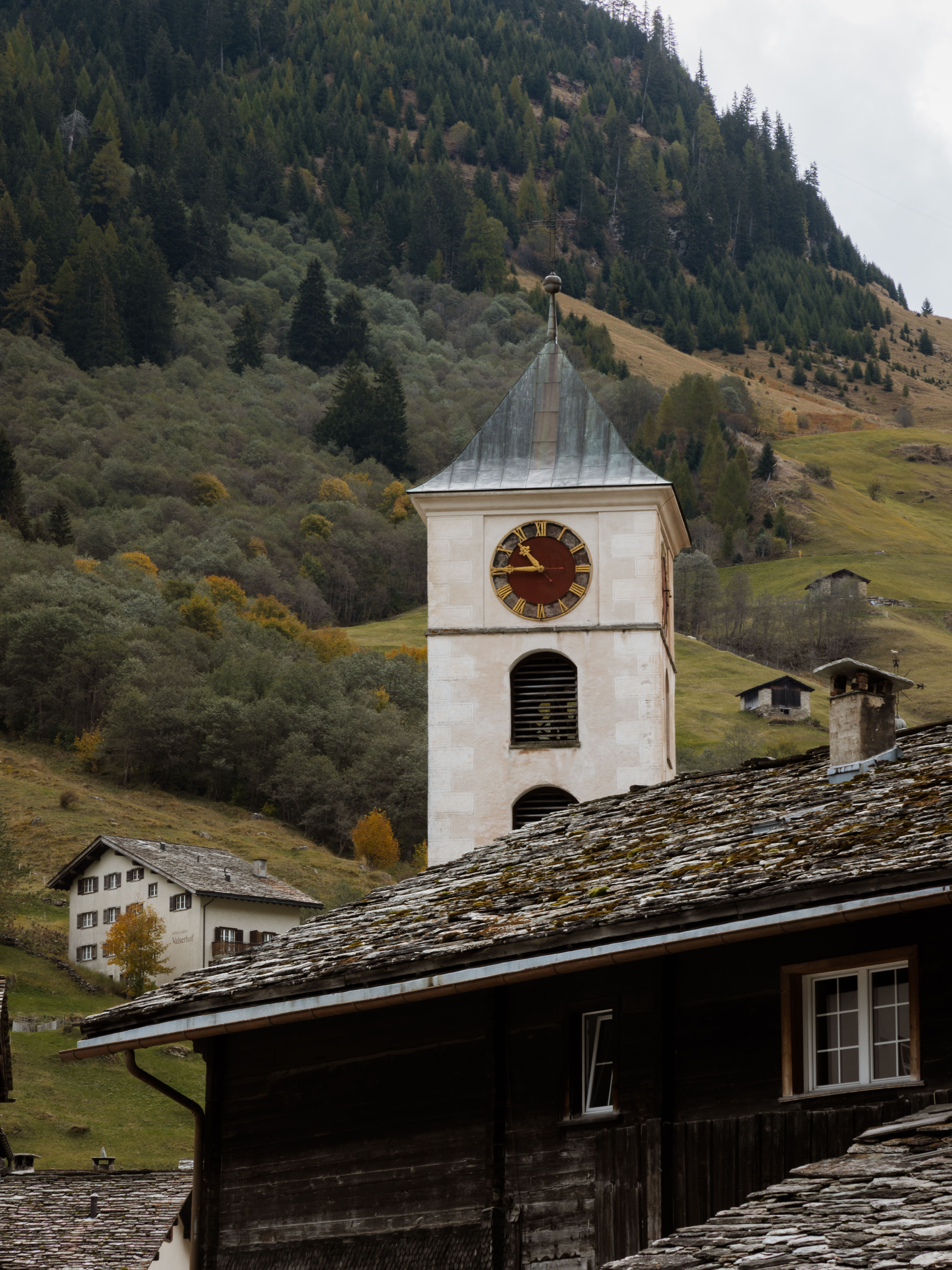 Charming Medieval Clock Tower in Rustic Village · Free Stock Photo