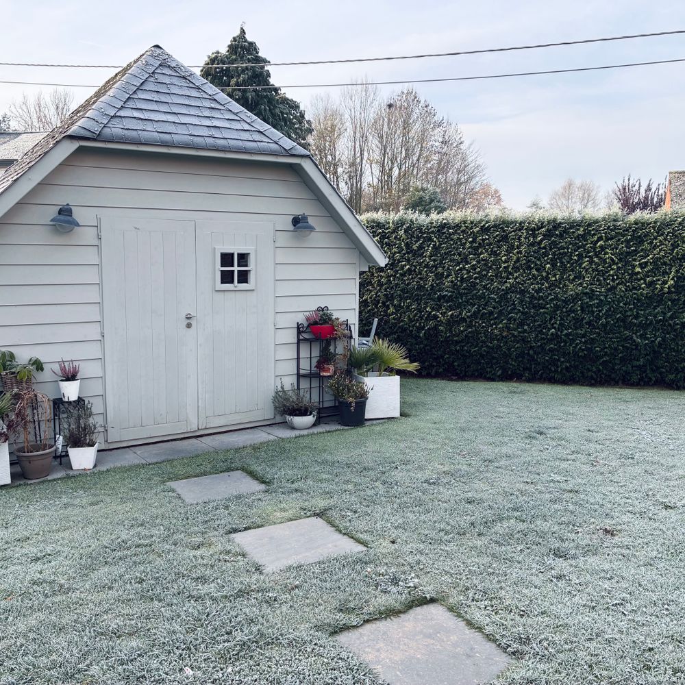 Fence and Decking Painting in Cricklewood — woodwork brushed to a crisp, smooth line