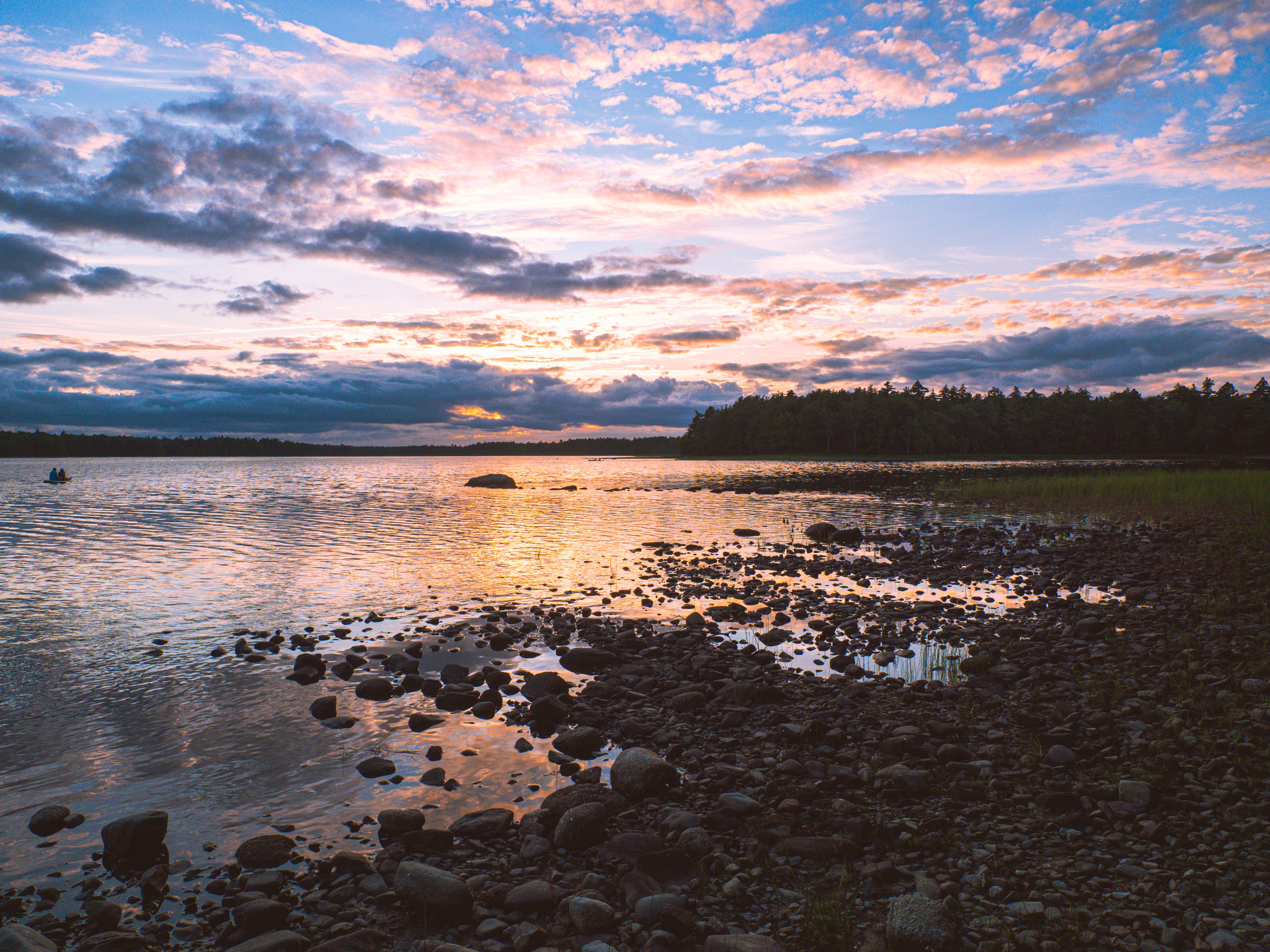 IMZ Lake Keowee shoreline at sunset - IMZ Lake Keowee