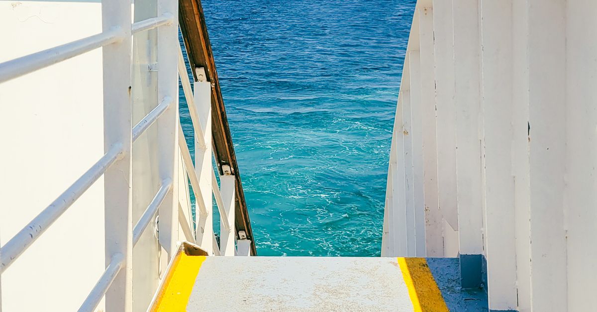 Cruise Ship Ramp with Scenic Sea View in Çanakkale · Free Stock Photo