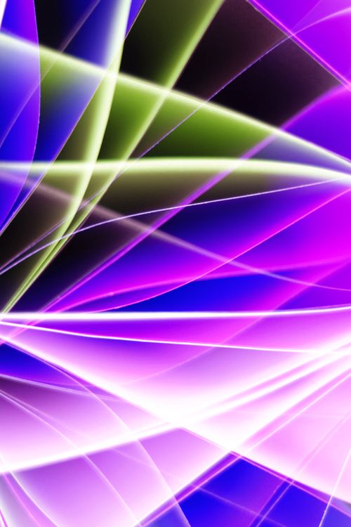 Free Dynamic abstract composition of purple and green light streaks, creating a vibrant and modern design. Stock Photo
