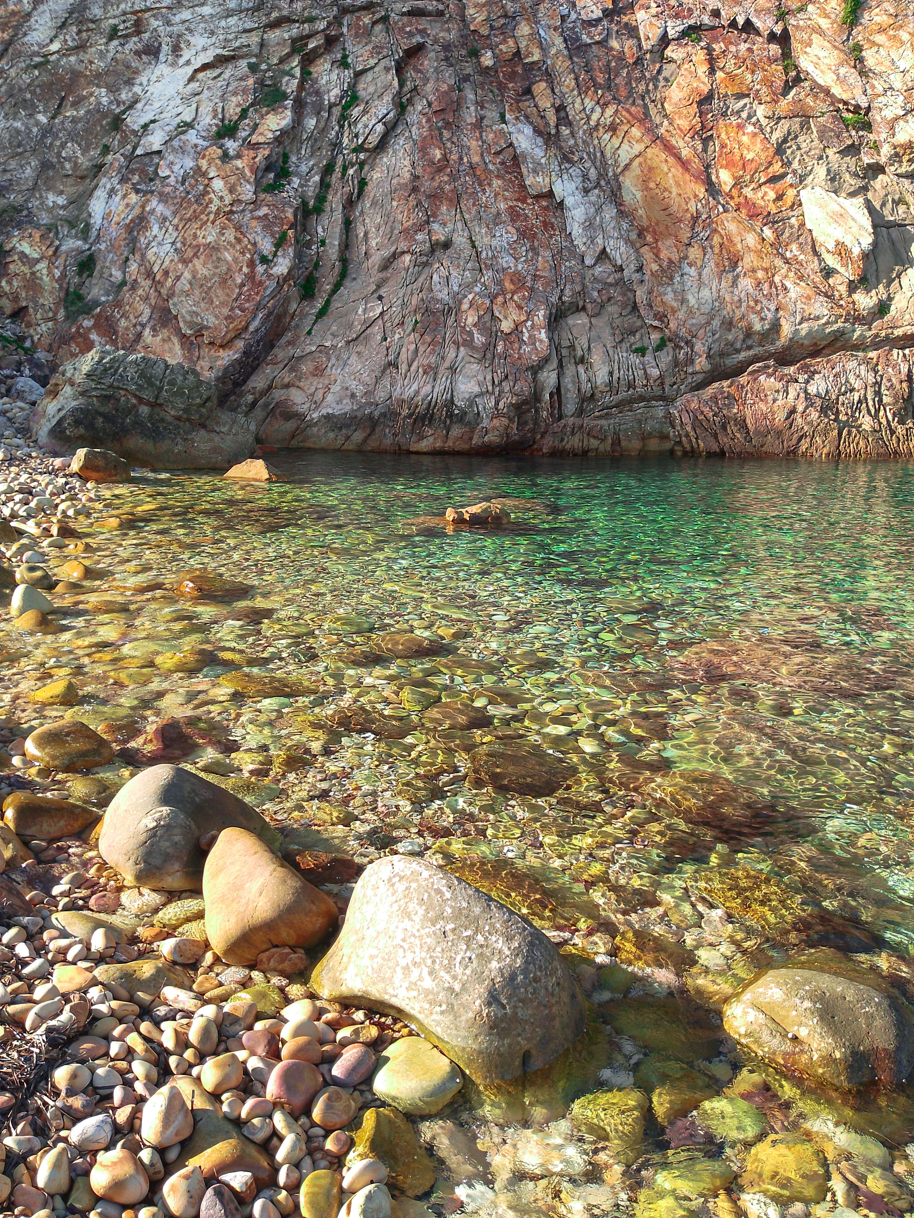 Crystal Clear Water by Rocky Seashore · Free Stock Photo