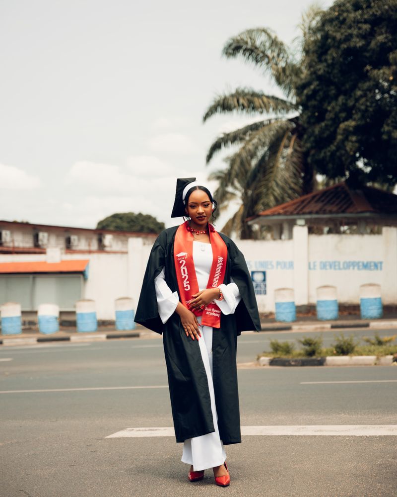 Graduate in academic dress