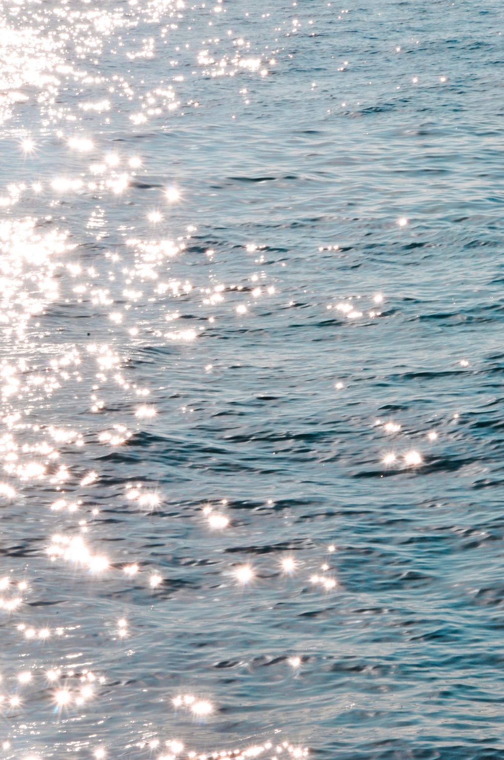 Sparkling Sunlight on Ocean Waves · Free Stock Photo