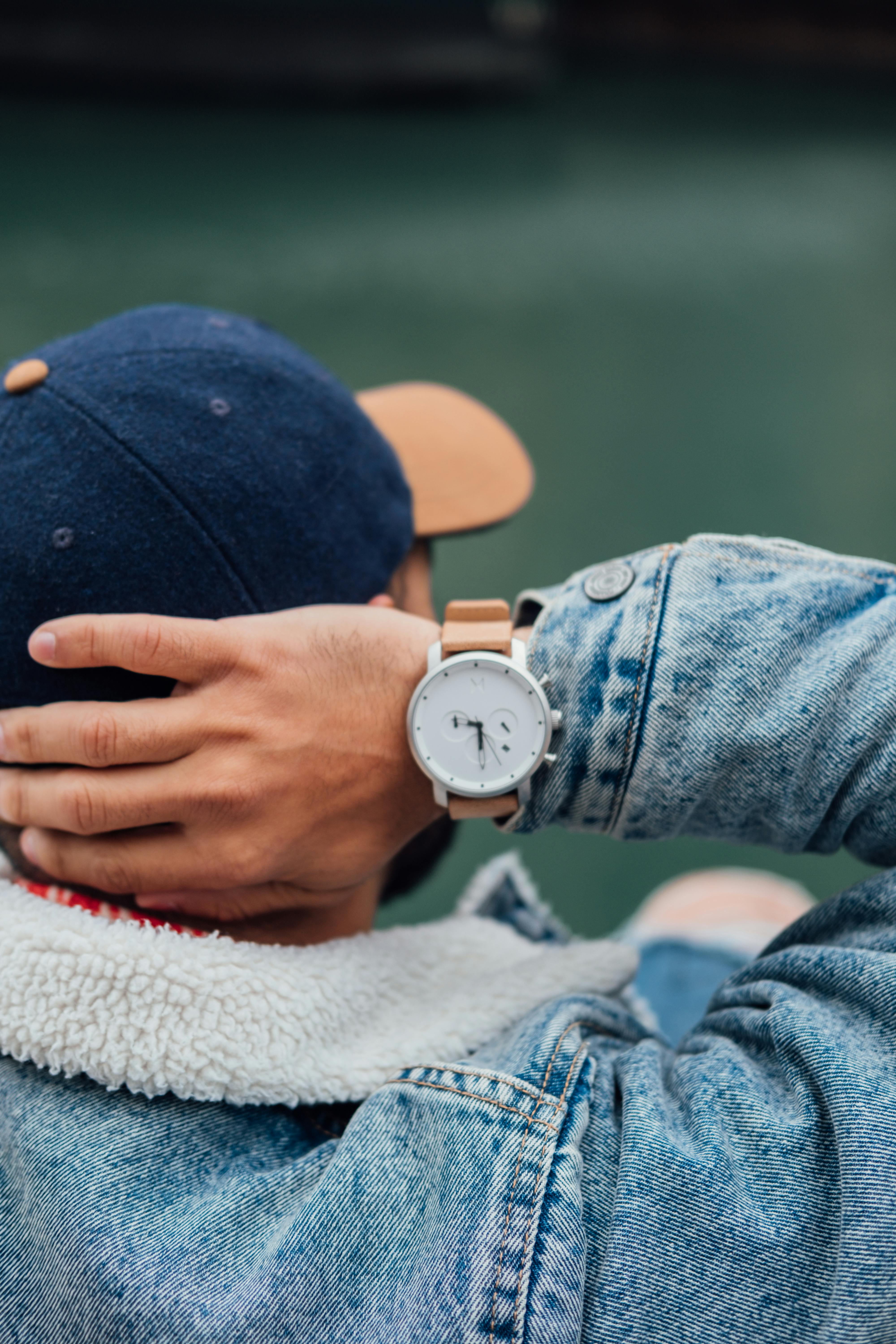 Man Wearing Analog Watch · Free Stock Photo