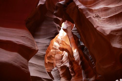 Free Breathtaking view inside Antelope Canyon showcasing its unique sandstone formations and light play. Stock Photo