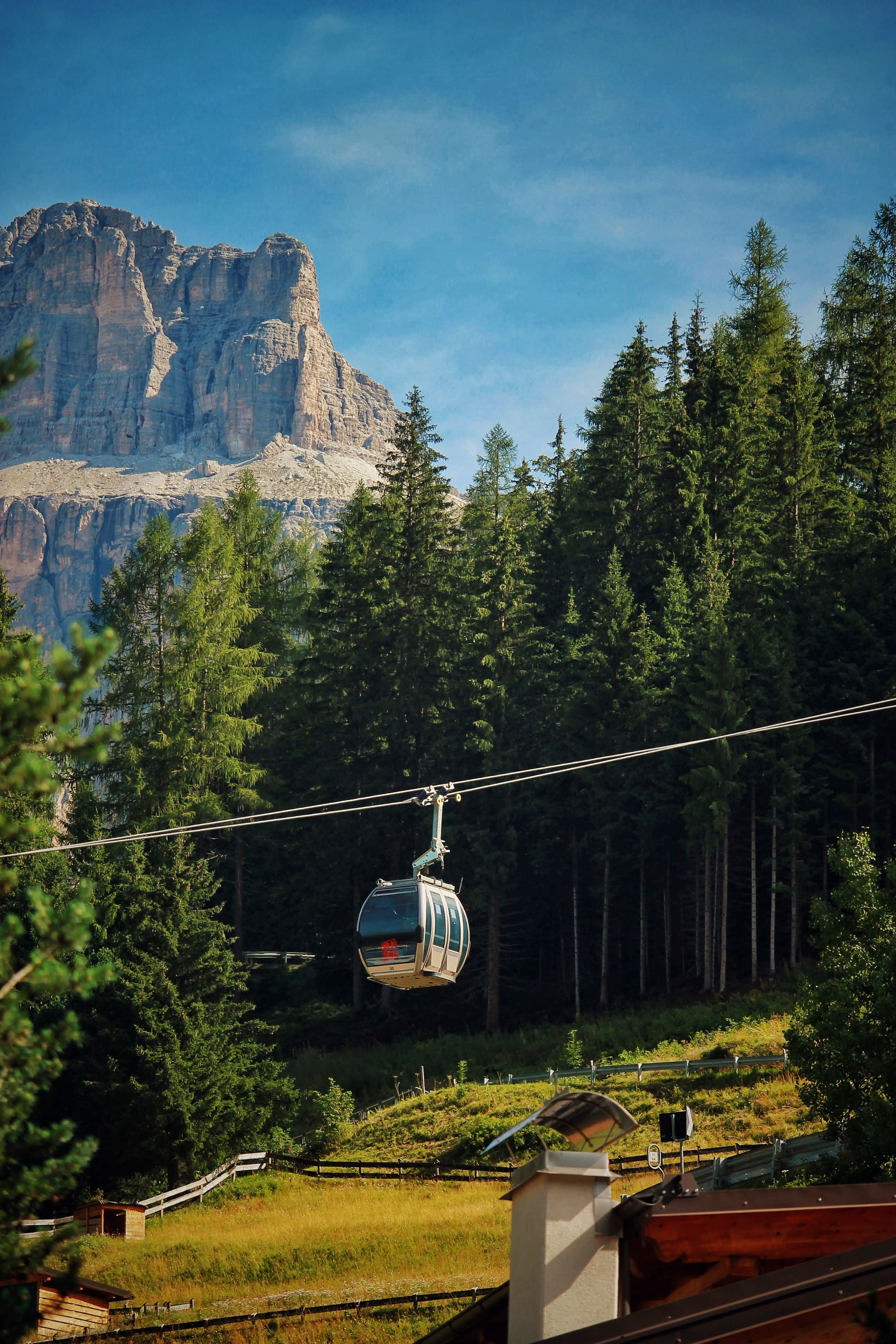 Scenic Funicular Ride through Italian Alps · Free Stock Photo