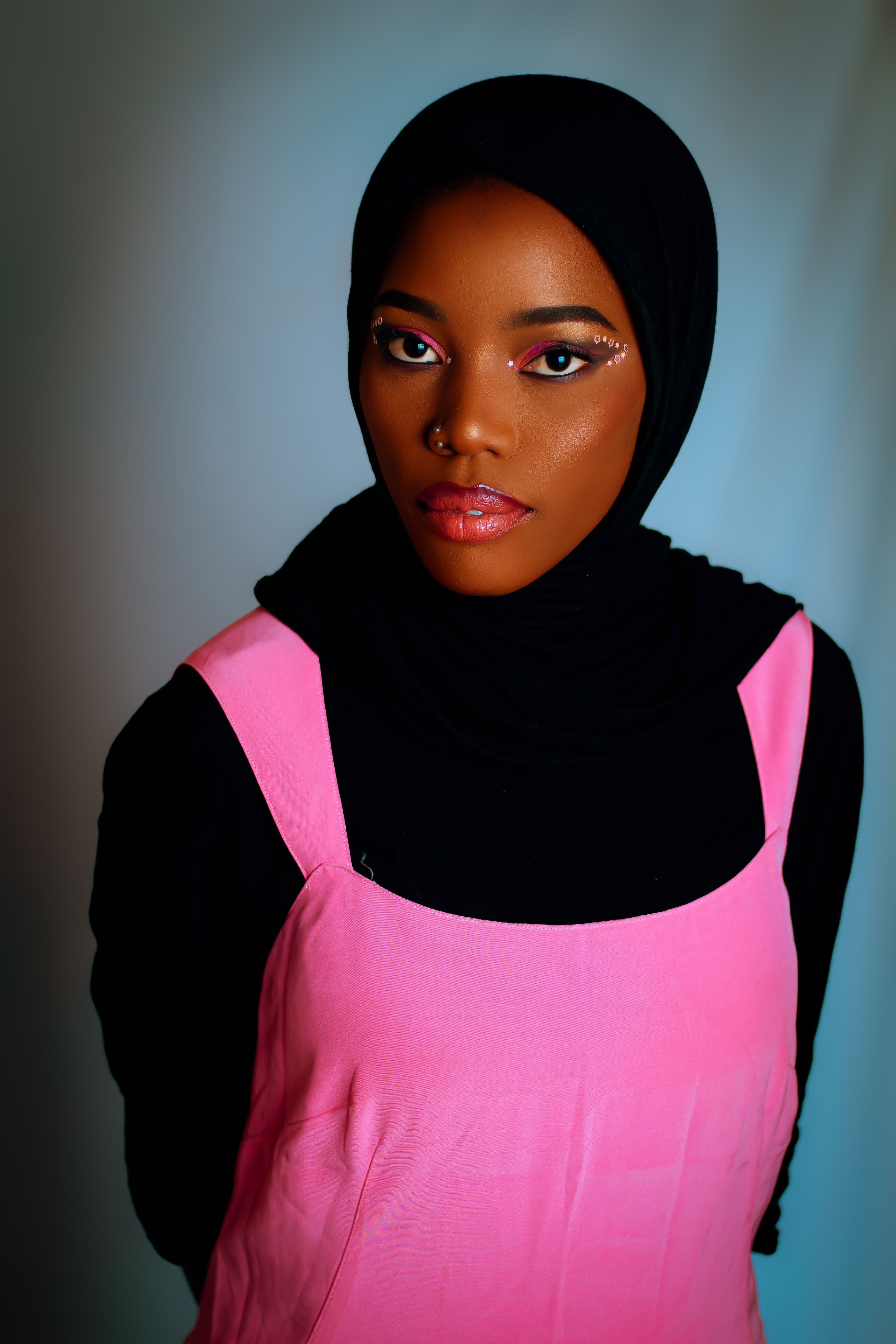 Elegant Portrait of Woman in Pink Dress · Free Stock Photo