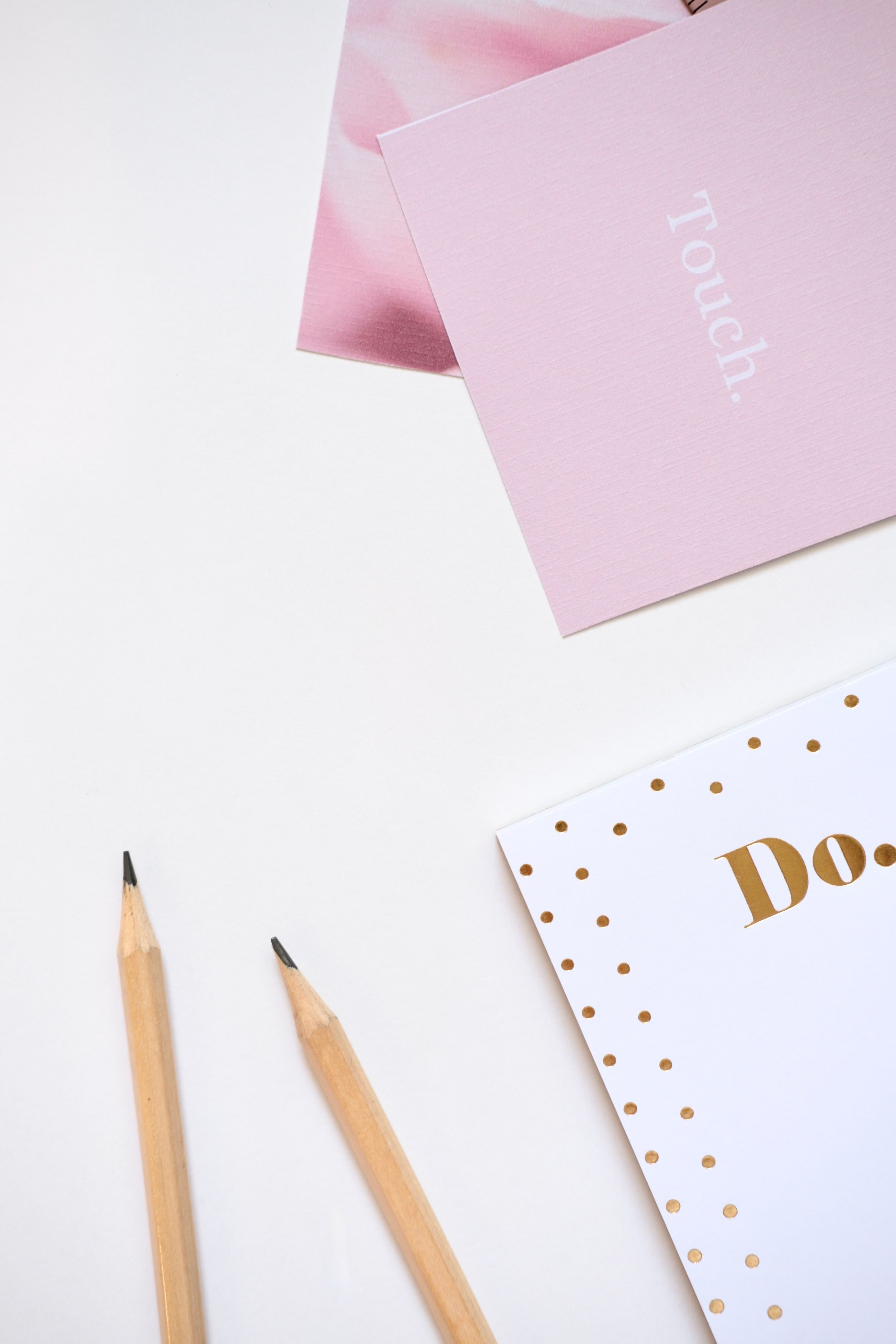 Closeup Photo of Journal Book and Pencils · Free Stock Photo