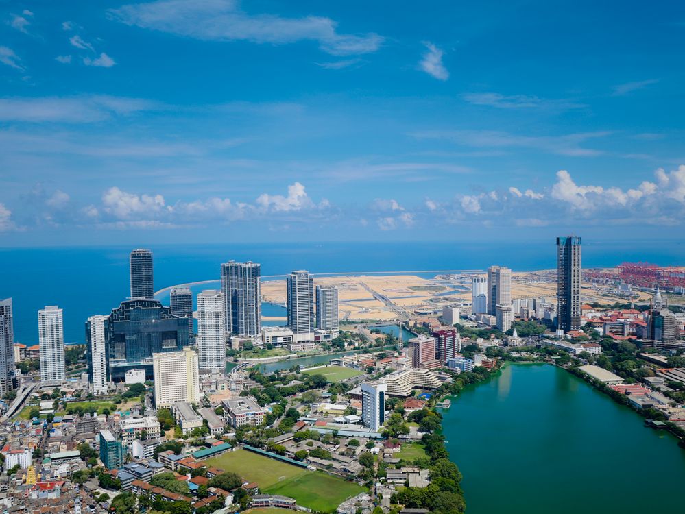 Colombo Hd Aerial View of Colombo Skyline, Sri Lanka · Free Stock Photo