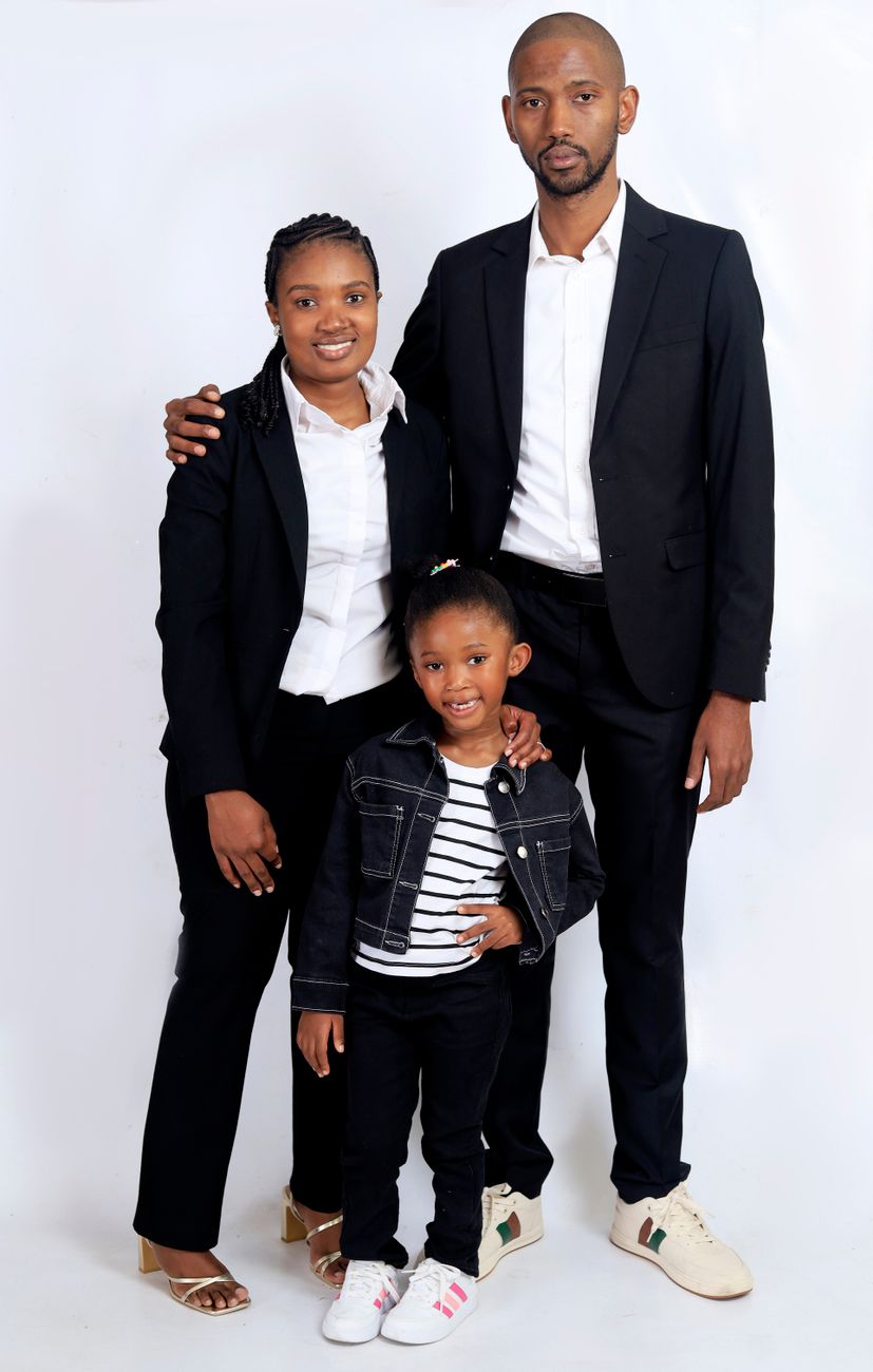 Indian family formal portrait