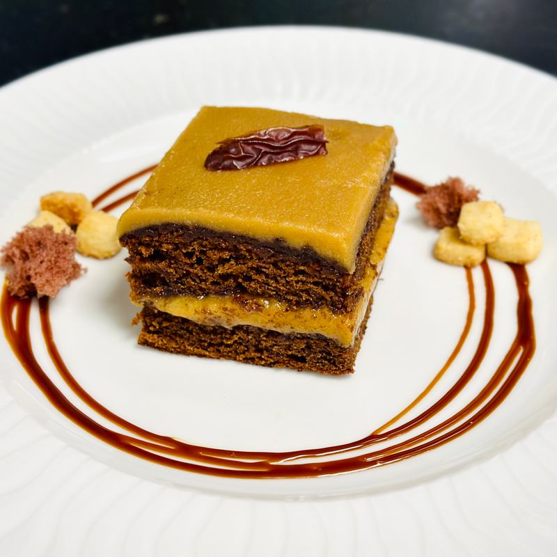 Instant Pot Miso Caramel Honey Cake