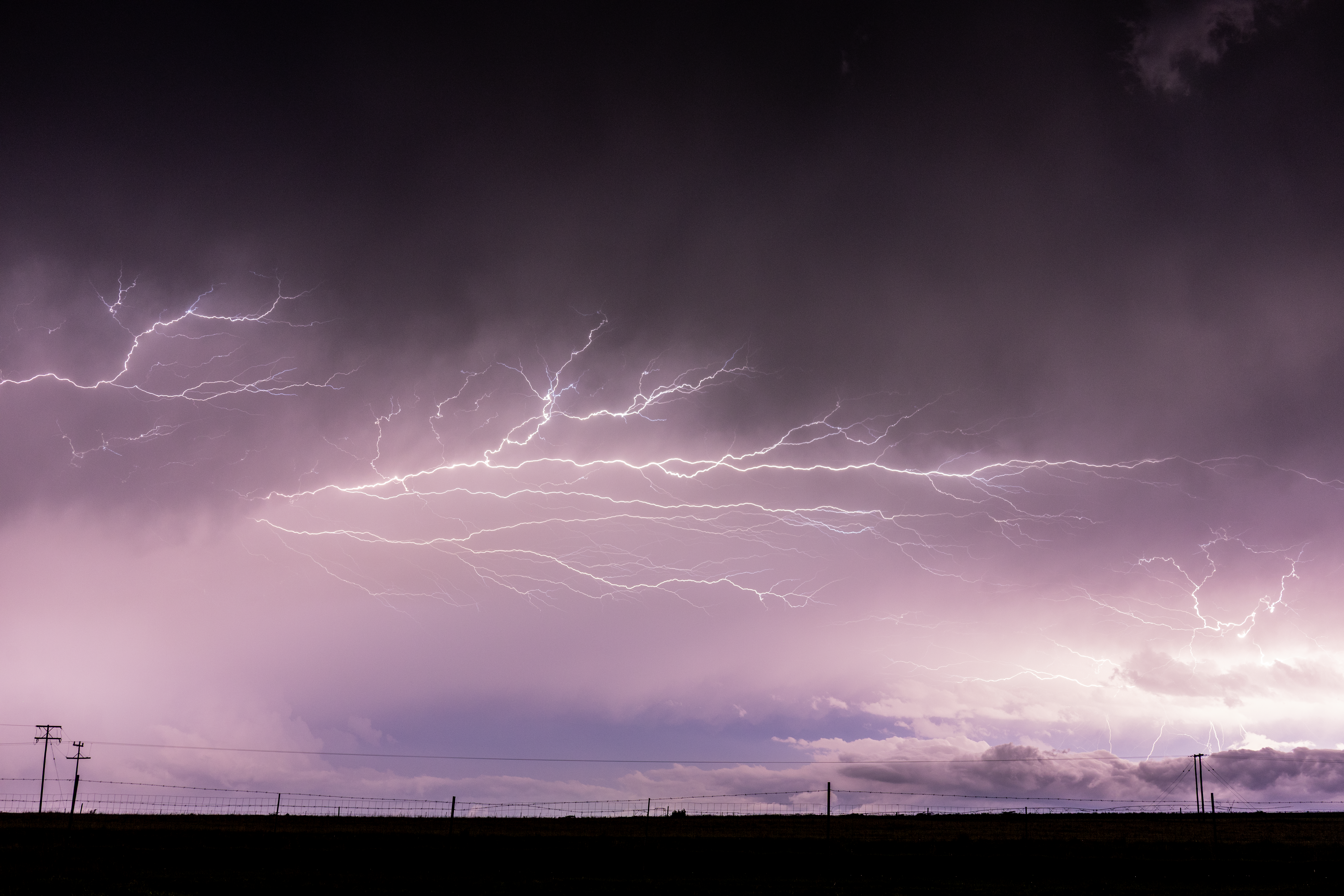 Spectacular Lightning Storm Over Rural South Africa · Free Stock Photo