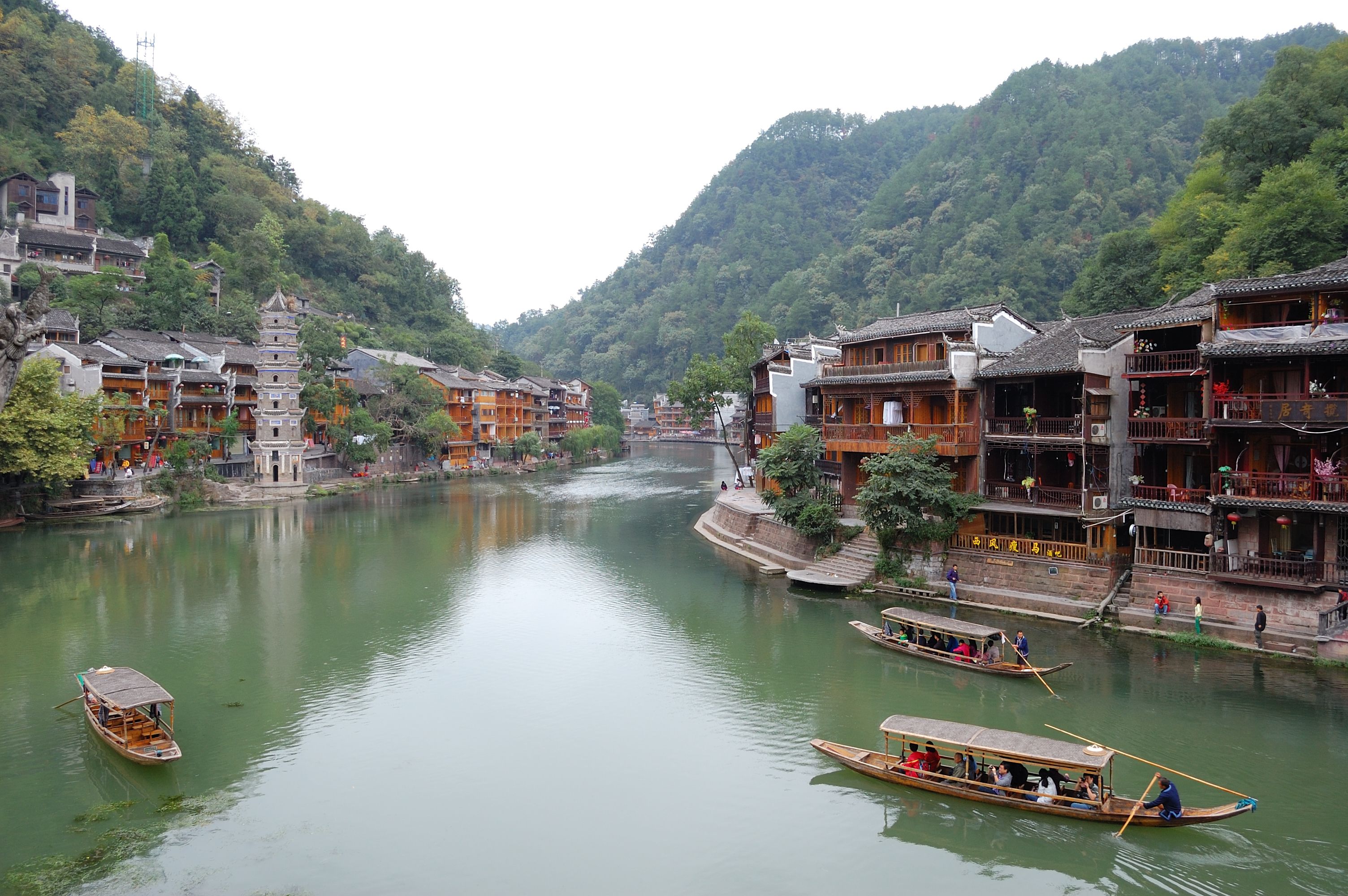 Fenghuang Ancient Town — The Old Town Layout