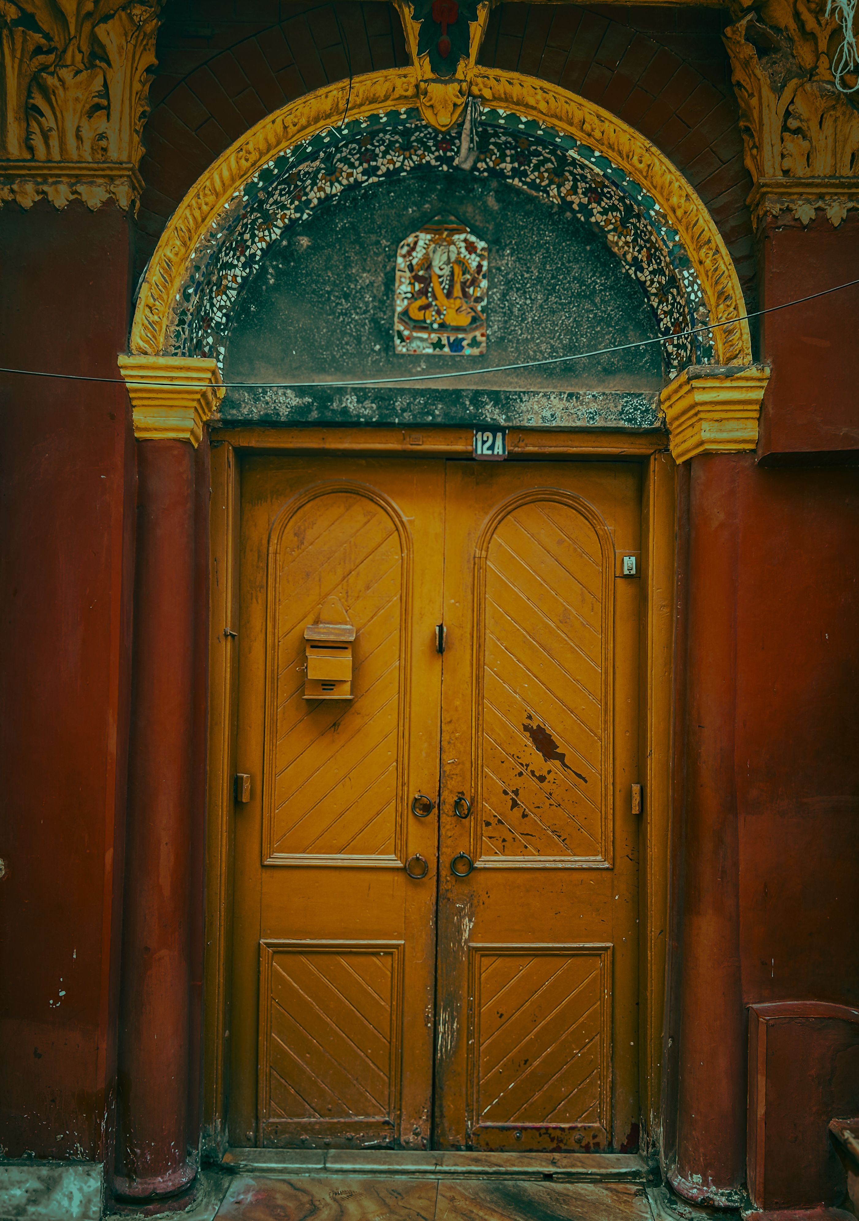 Historic Doorway of Traditional Indian Architecture · Free Stock Photo