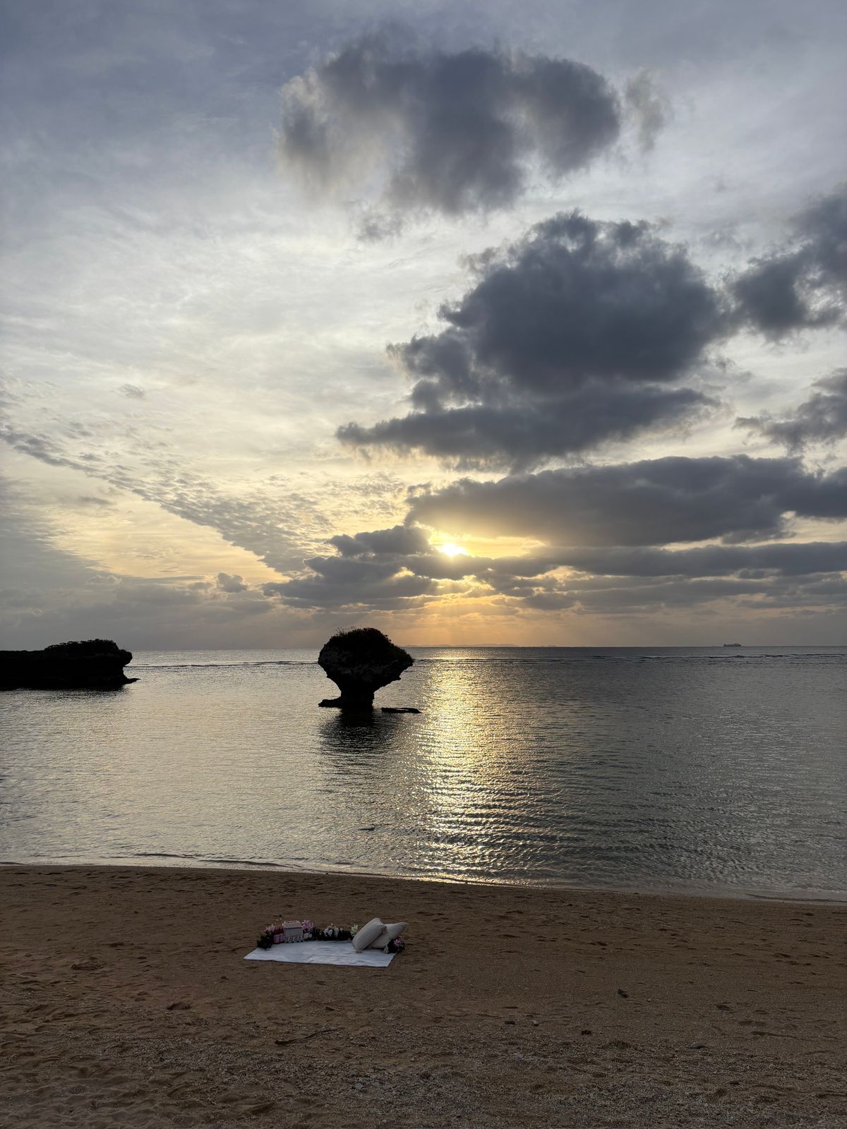 Okinawa beach sunset