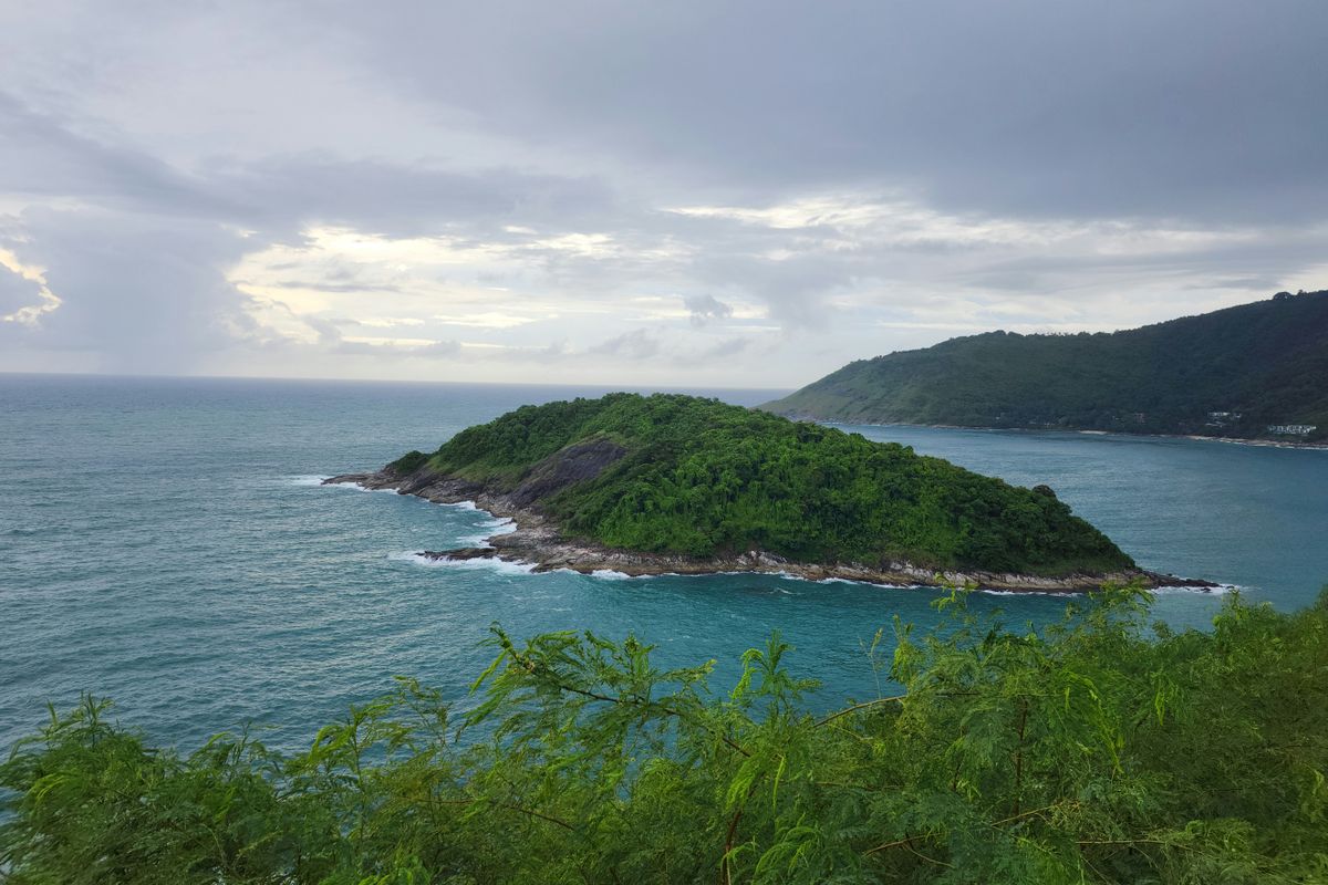 Sunset view from Promthep Cape