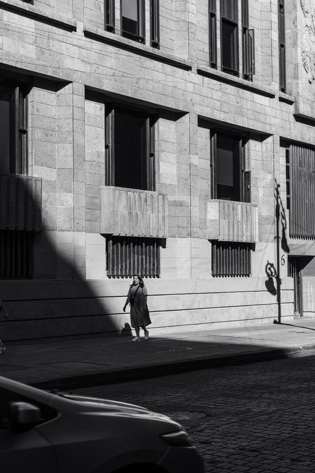 Black and White Urban Street Photography Scene · Free Stock Photo