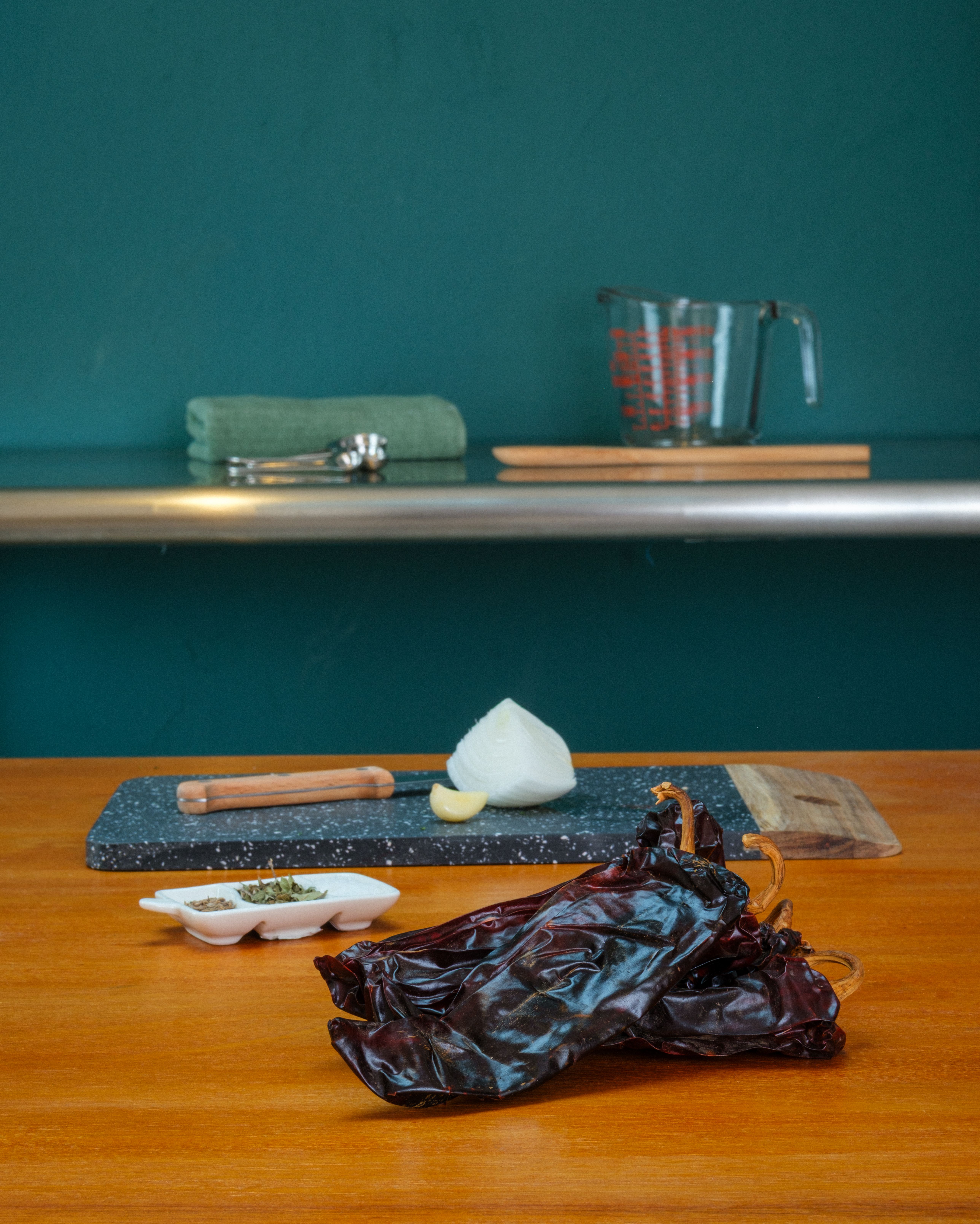 Fresh, high-quality ingredients used in SHRK's birria tacos