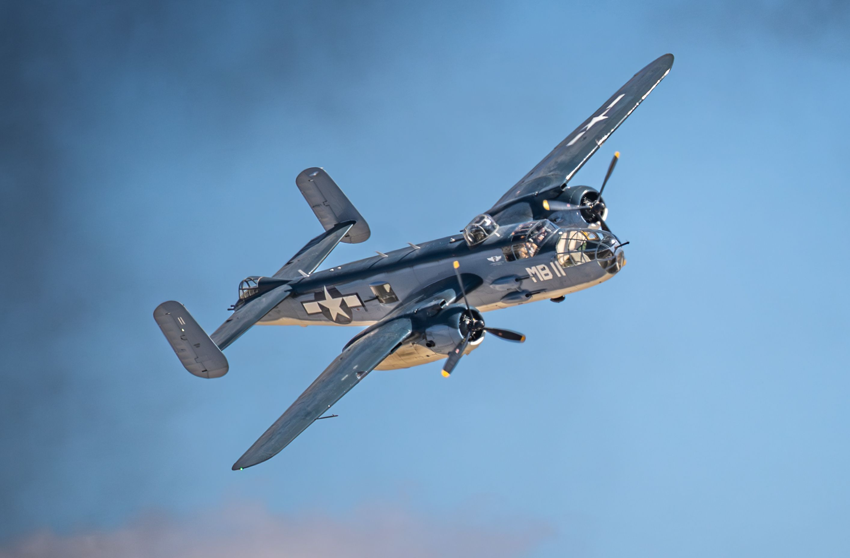 USMC OV-10 Bronco in Flight at Miramar Airshow · Free Stock Photo