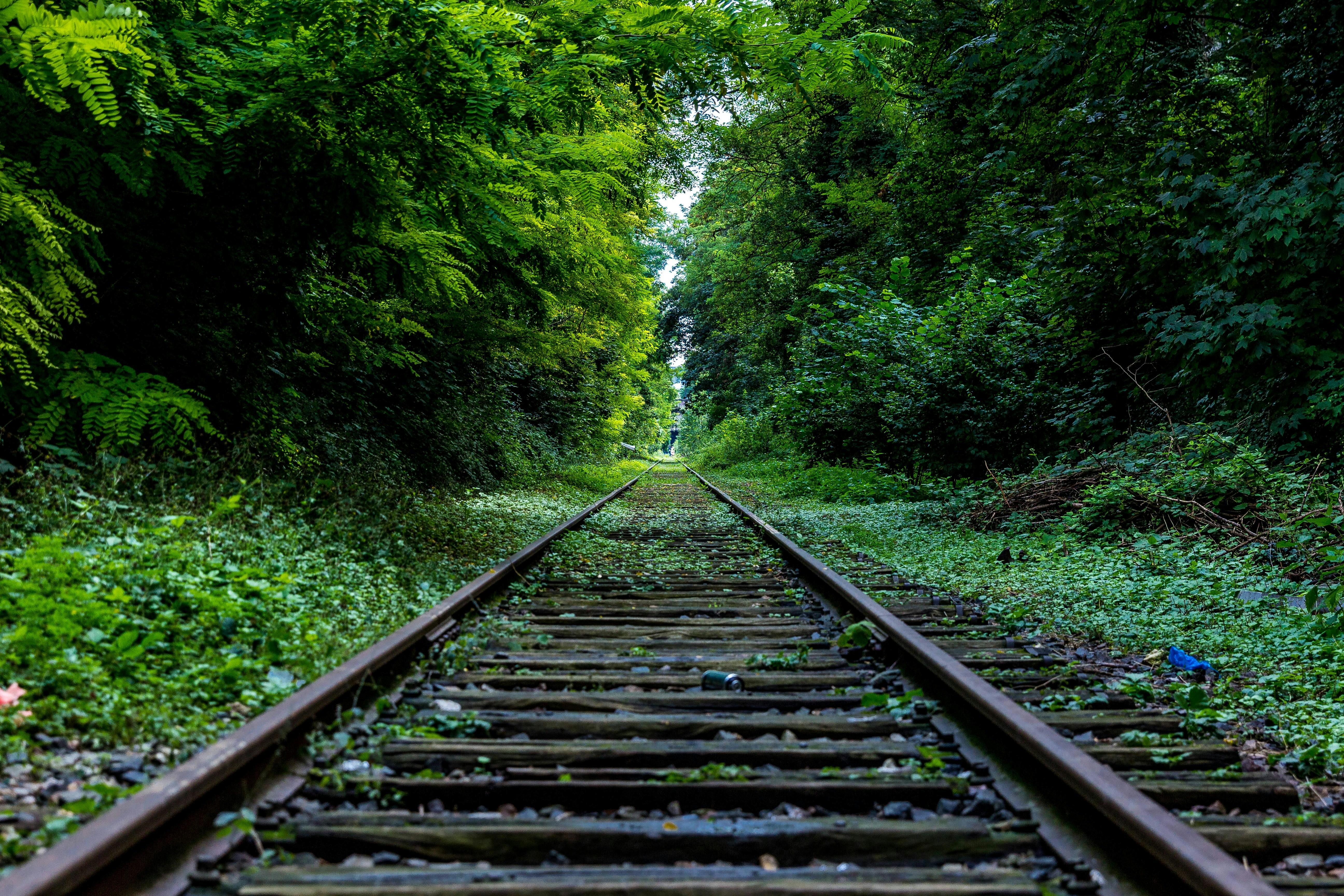 Railway Track With Red Sunset Background Red Aesthetic, HD wallpaper |  Peakpx