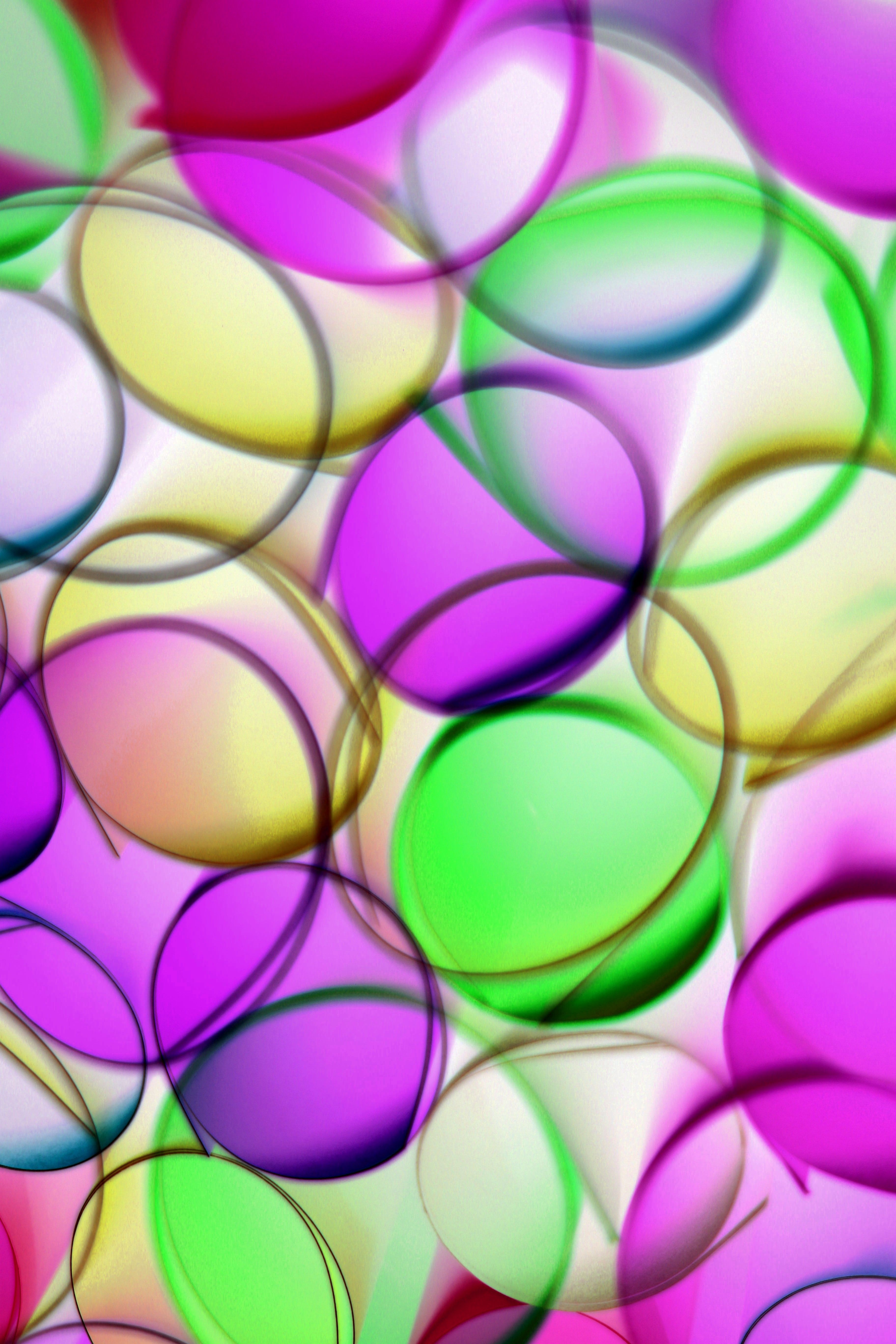 Colorful Abstract Circles Artwork in Vibrant Hues · Free Stock Photo