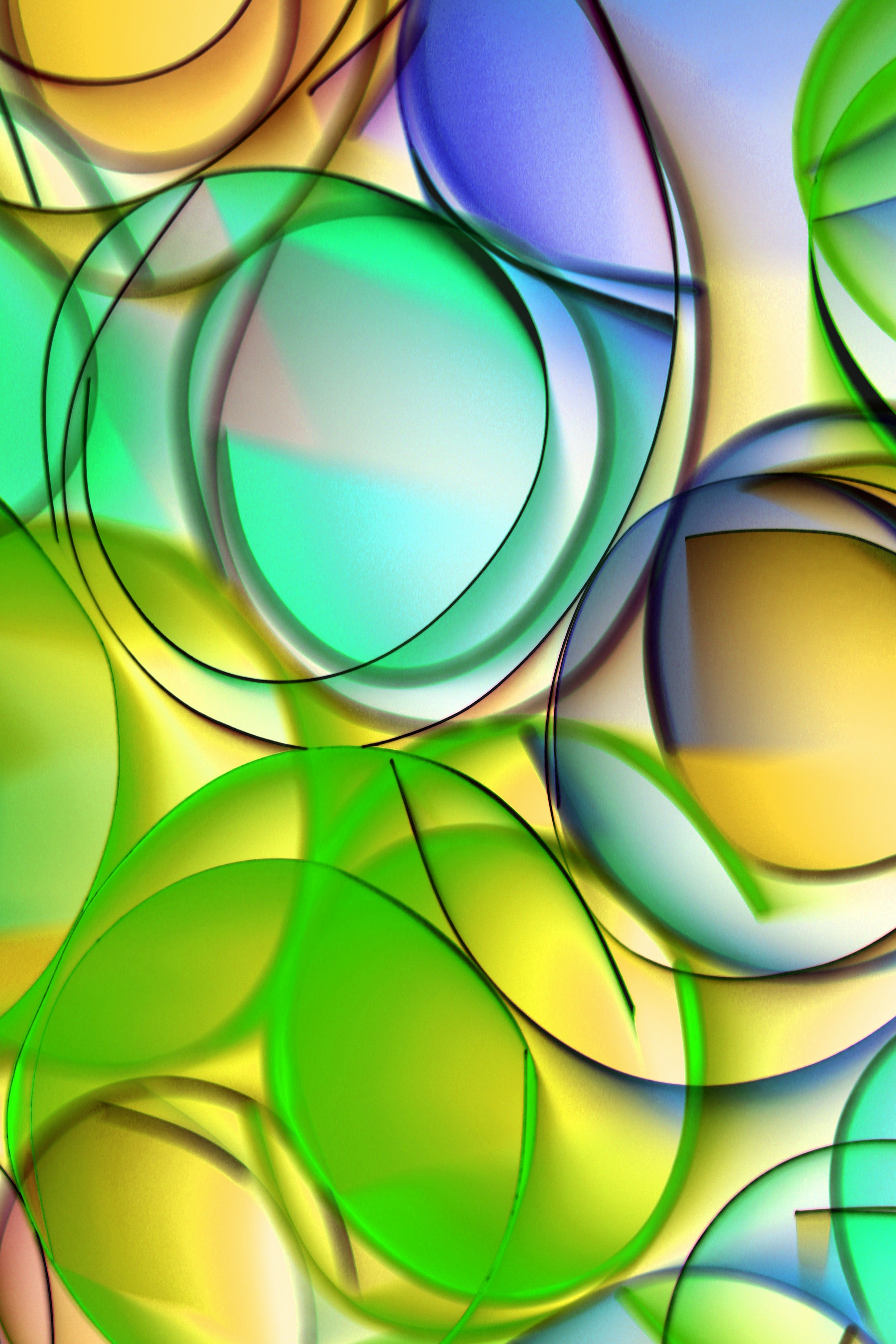 Abstract Colorful Circles Pattern Art · Free Stock Photo