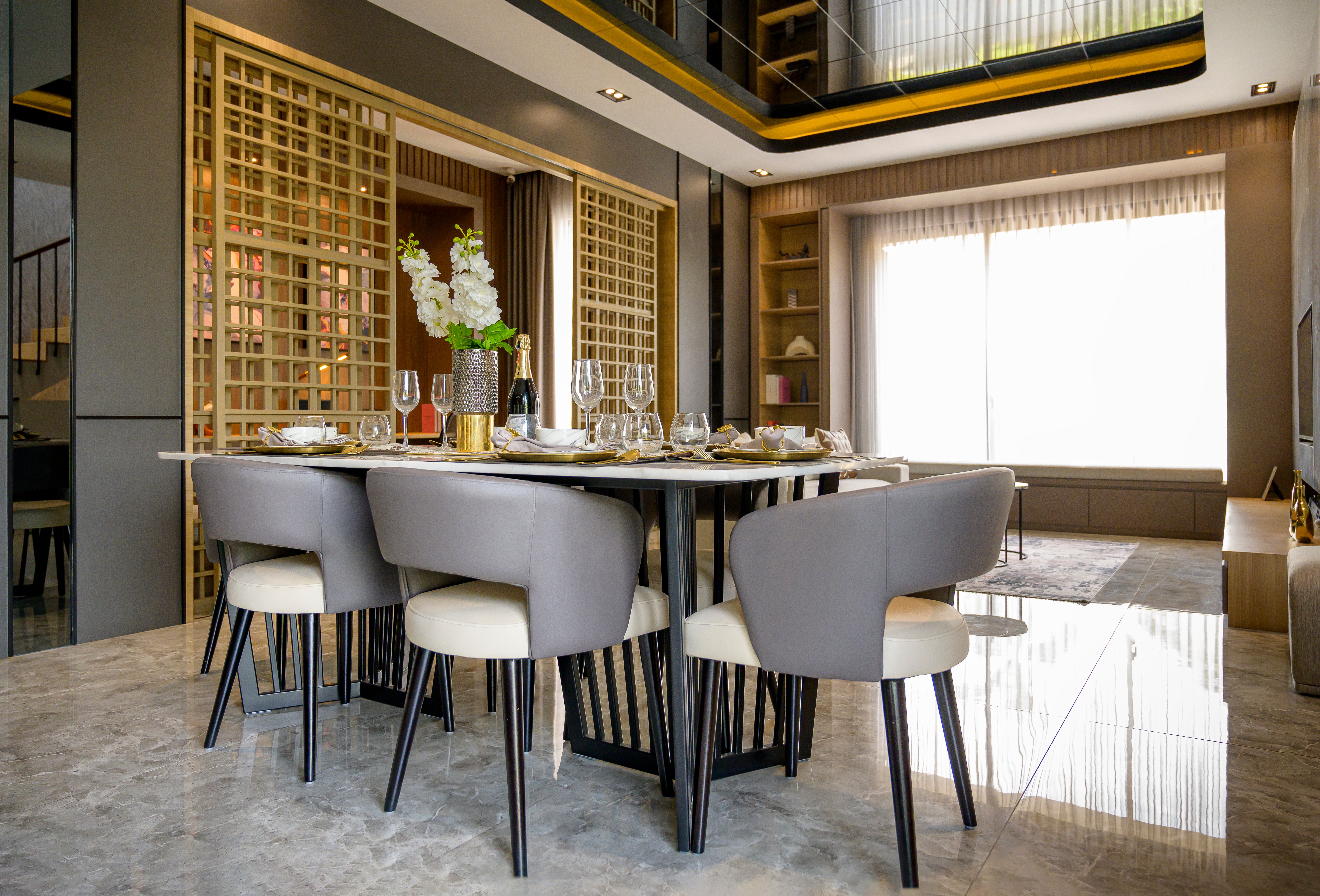 Modern Dining Room Interior in Jakarta · Free Stock Photo