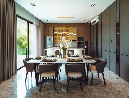 Modern Elegant Dining Room Interior Design · Free Stock Photo