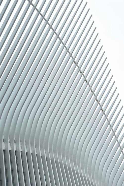 Free Captivating architectural design of the Oculus in New York City, highlighting its unique structure. Stock Photo