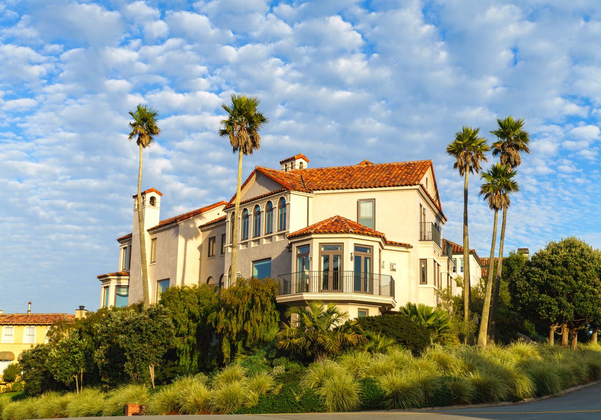 Pacific Heights perspective — illustrative stock photograph