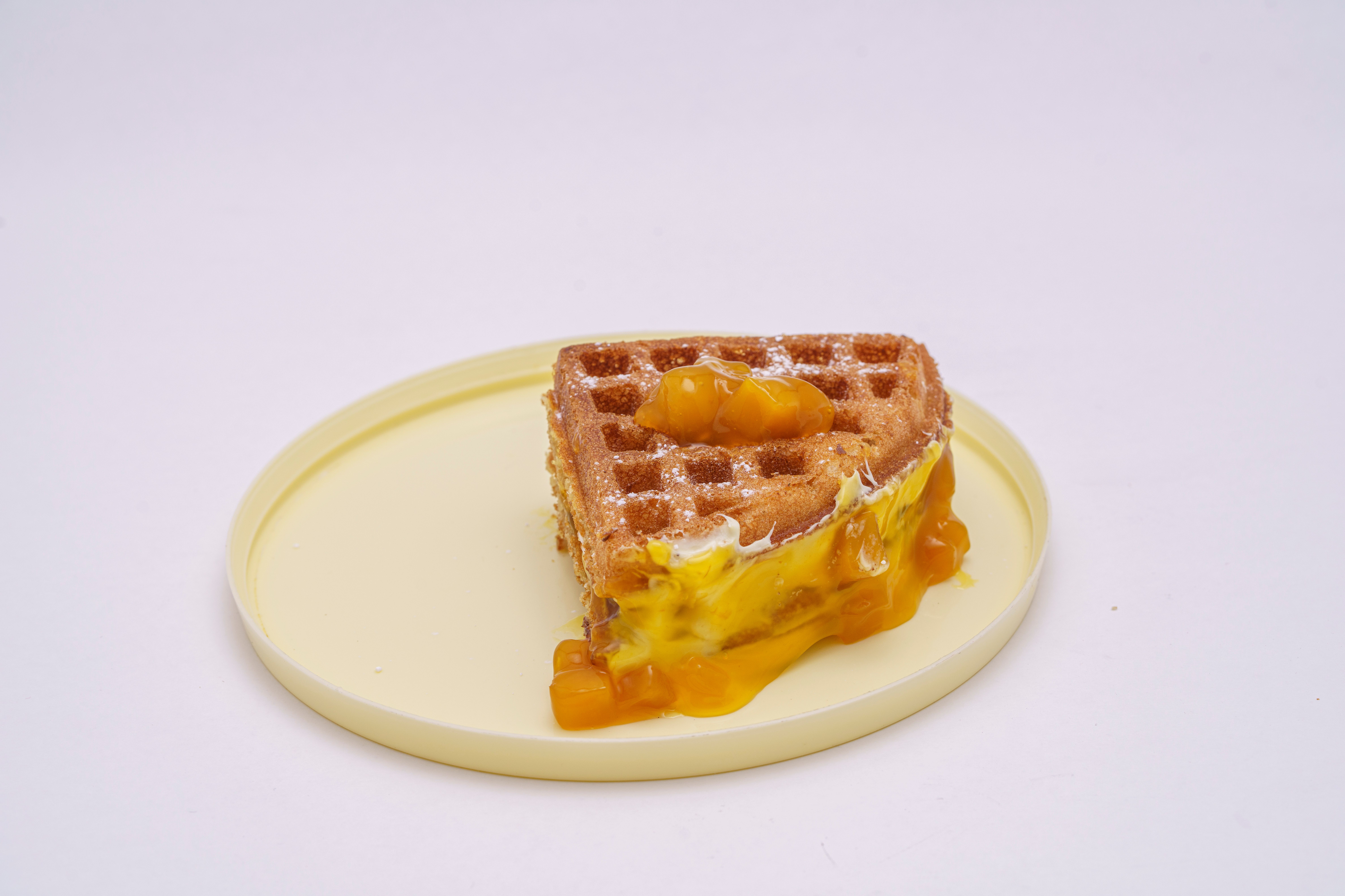 Brown-Butter Waffles with Toasted Pecans