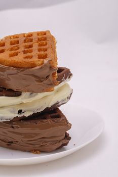 Chocolate Chip Chocolate Chip Flavored Waffles