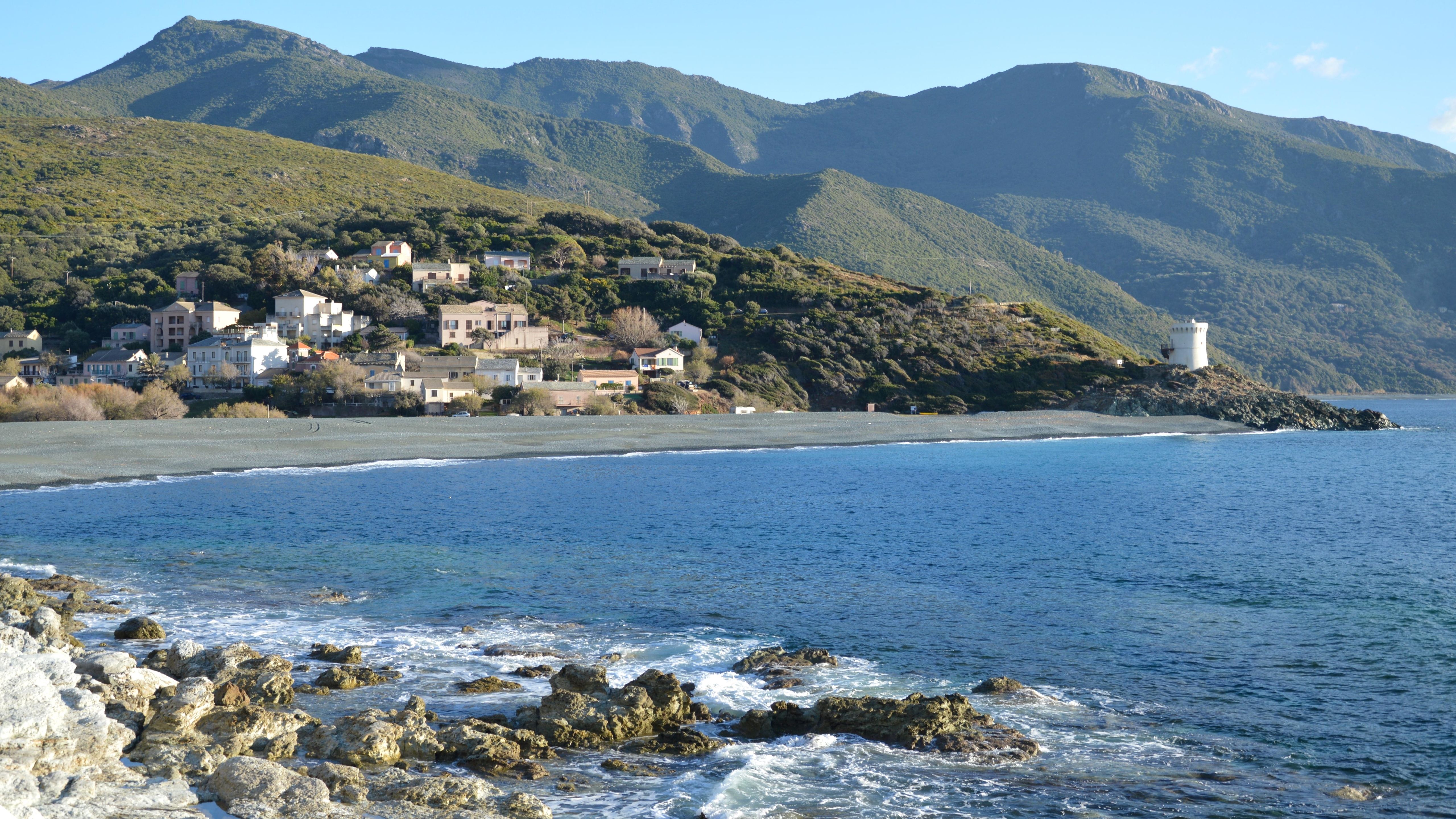 Scenic Coastal Village in Ogliastro · Free Stock Photo