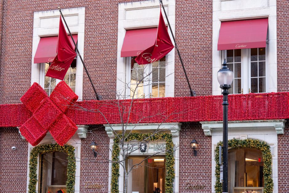 festive storefront in a local downtown neighborhood - seasonal marketing campaign ideas festive storefront in a local downtown neighborhood - seasonal marketing campaign ideas