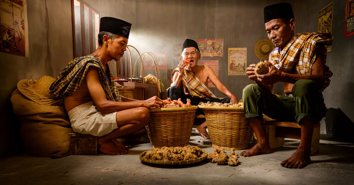 Sorting Ginger Traditional Ginger Farmers Sorting Harvest · Free Stock Photo