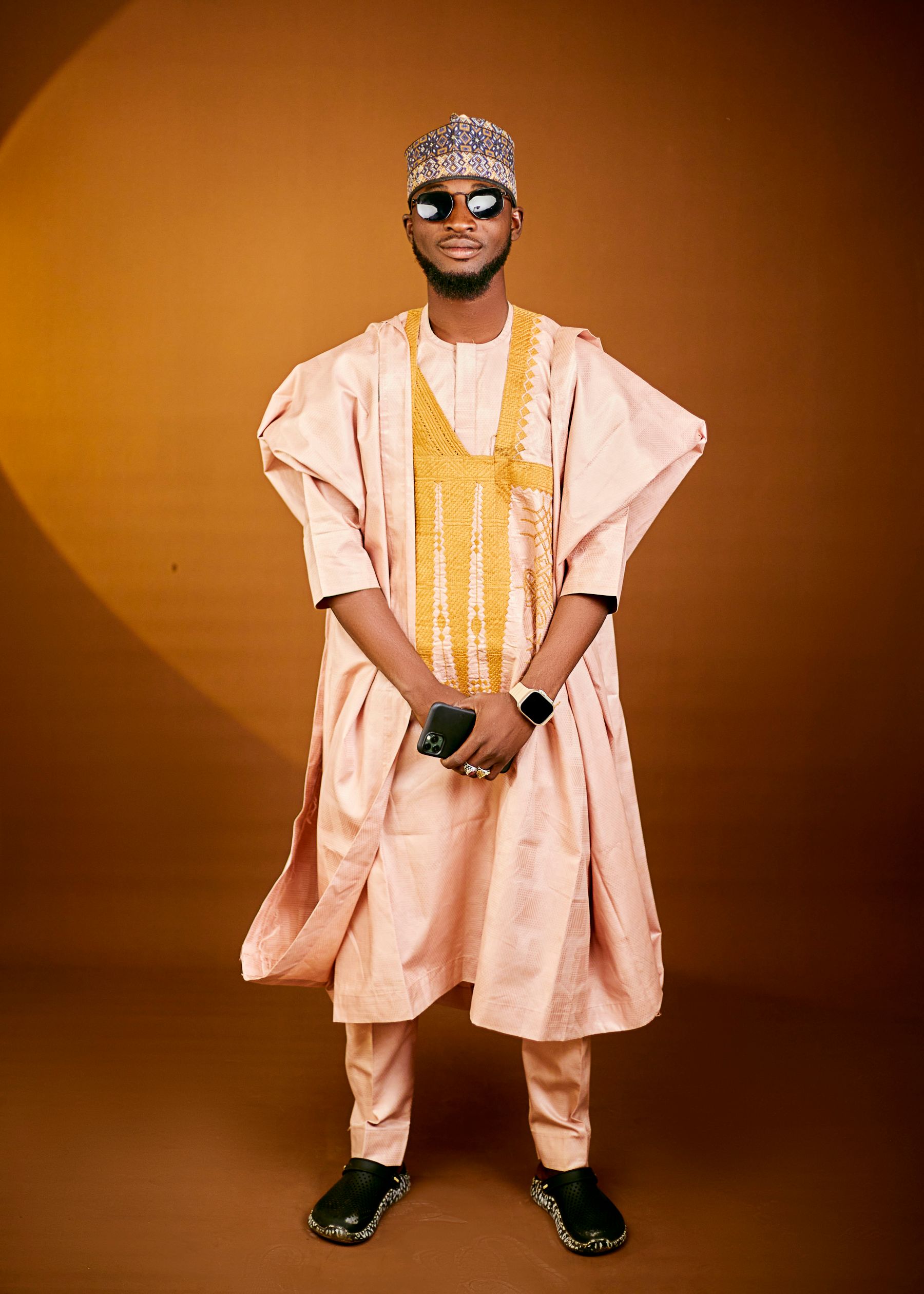 African cultural fashion portrait