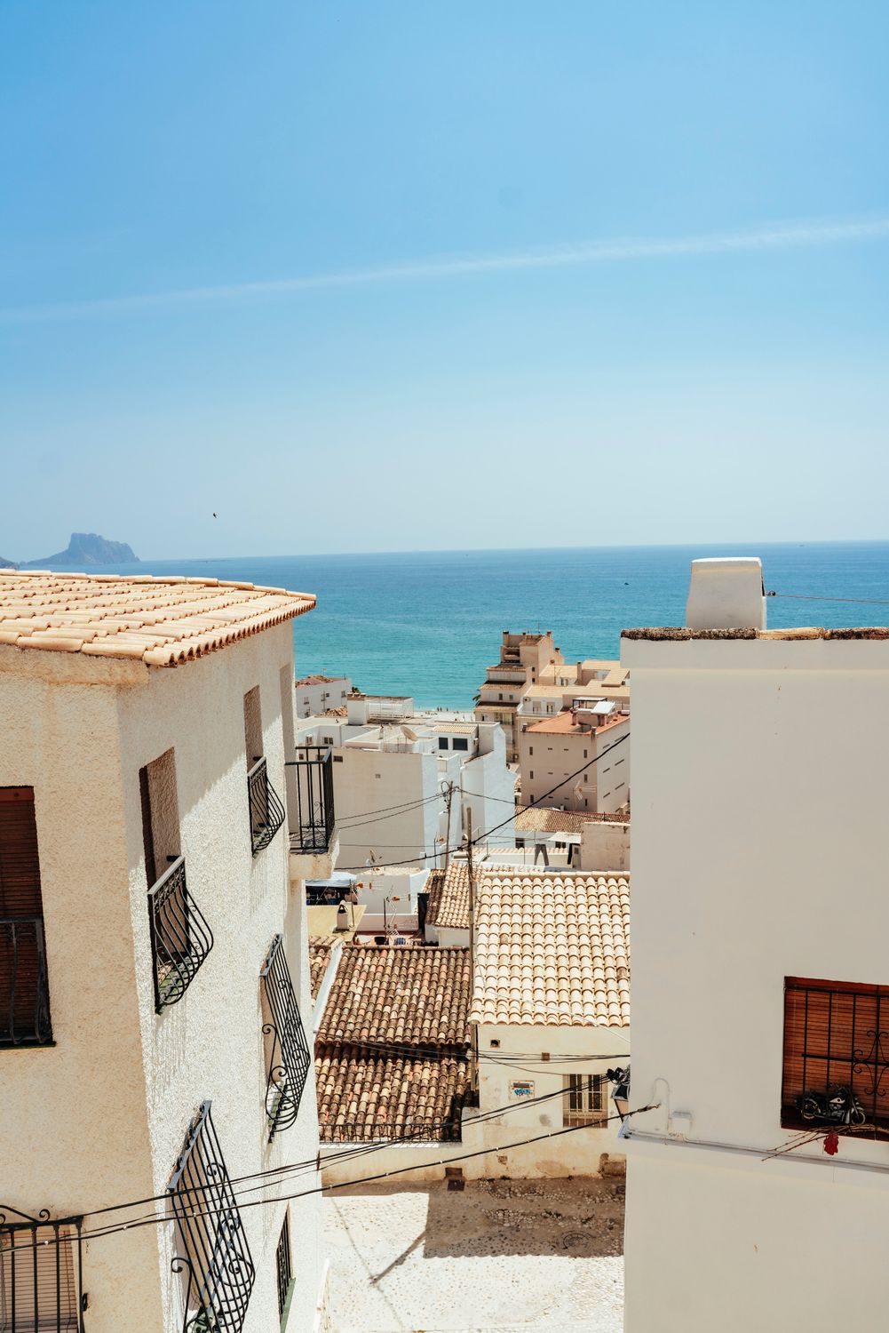 Pueblo mediterráneo de la Marina Baixa