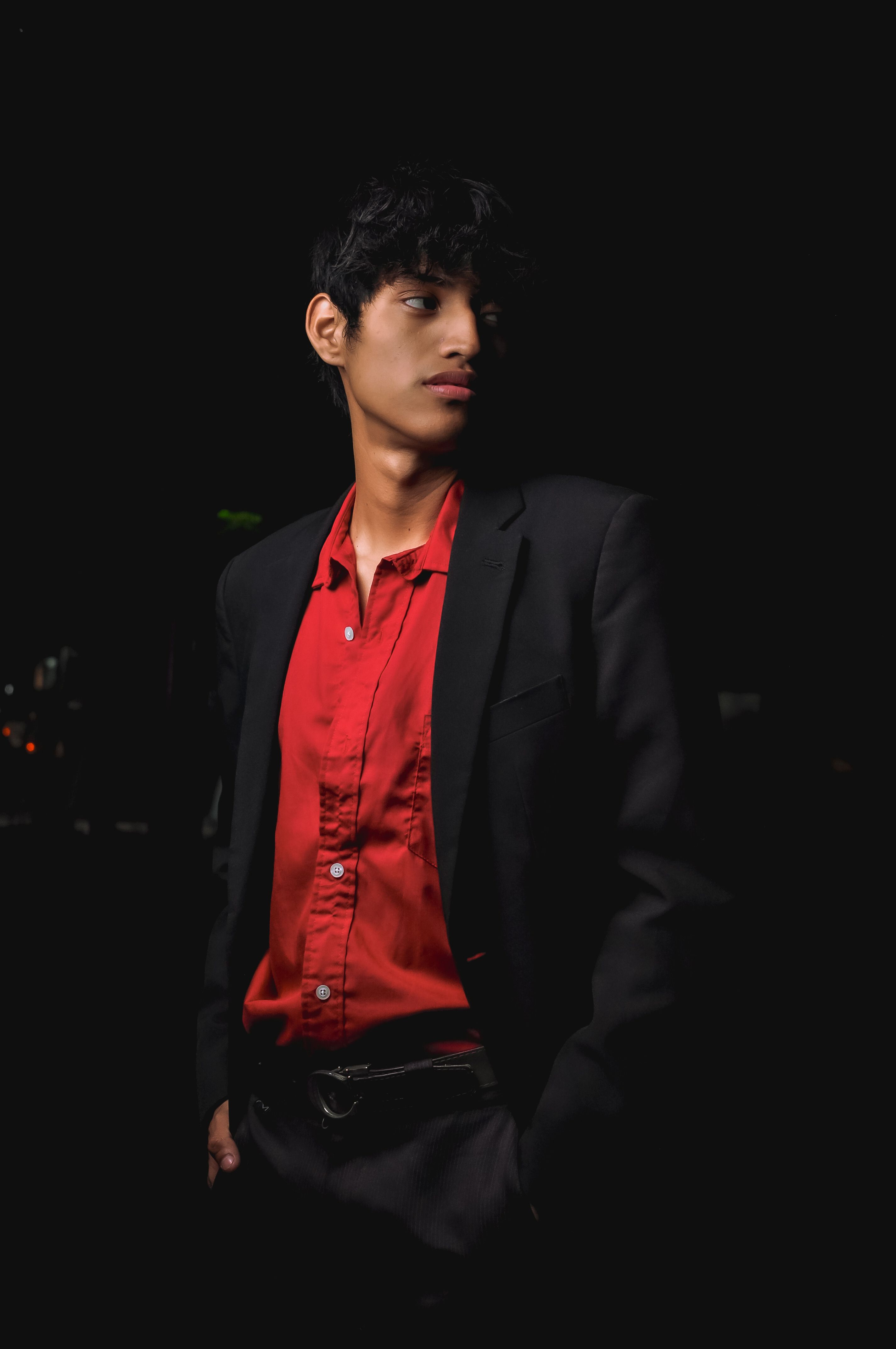 black suit red dress shirt Solid Smooth%20and%20lightweight%20this%20boys%20tuxedo%20dress%20suit%20in%20black%20matched%20with%20a%20long%20red%20neck%20tie%20is%20a%20popular%20classic Black Suit with Red Accents