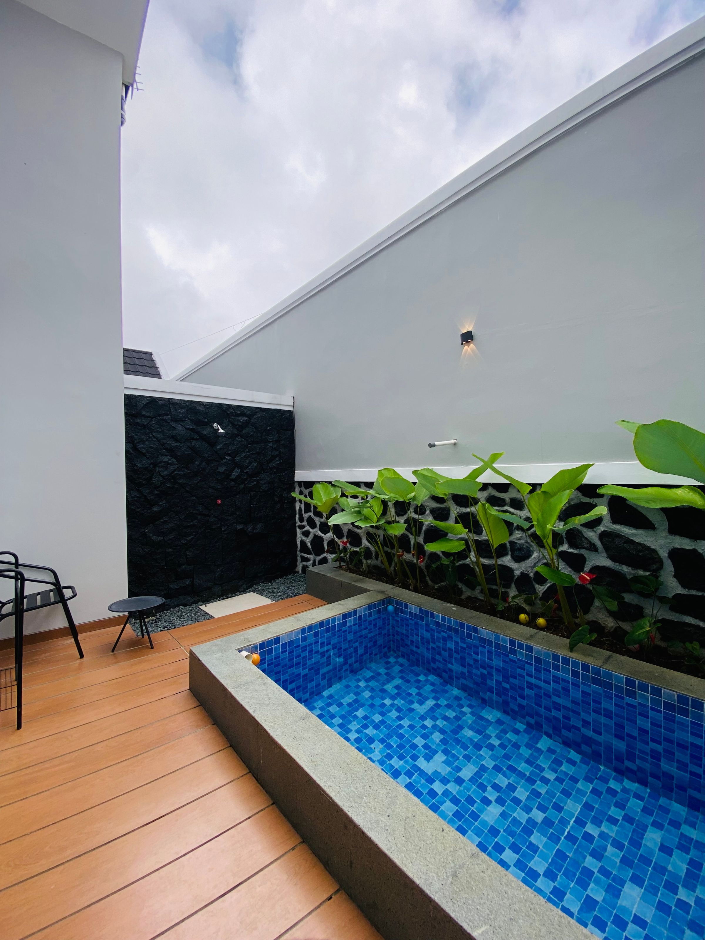 Finished outdoor landscape