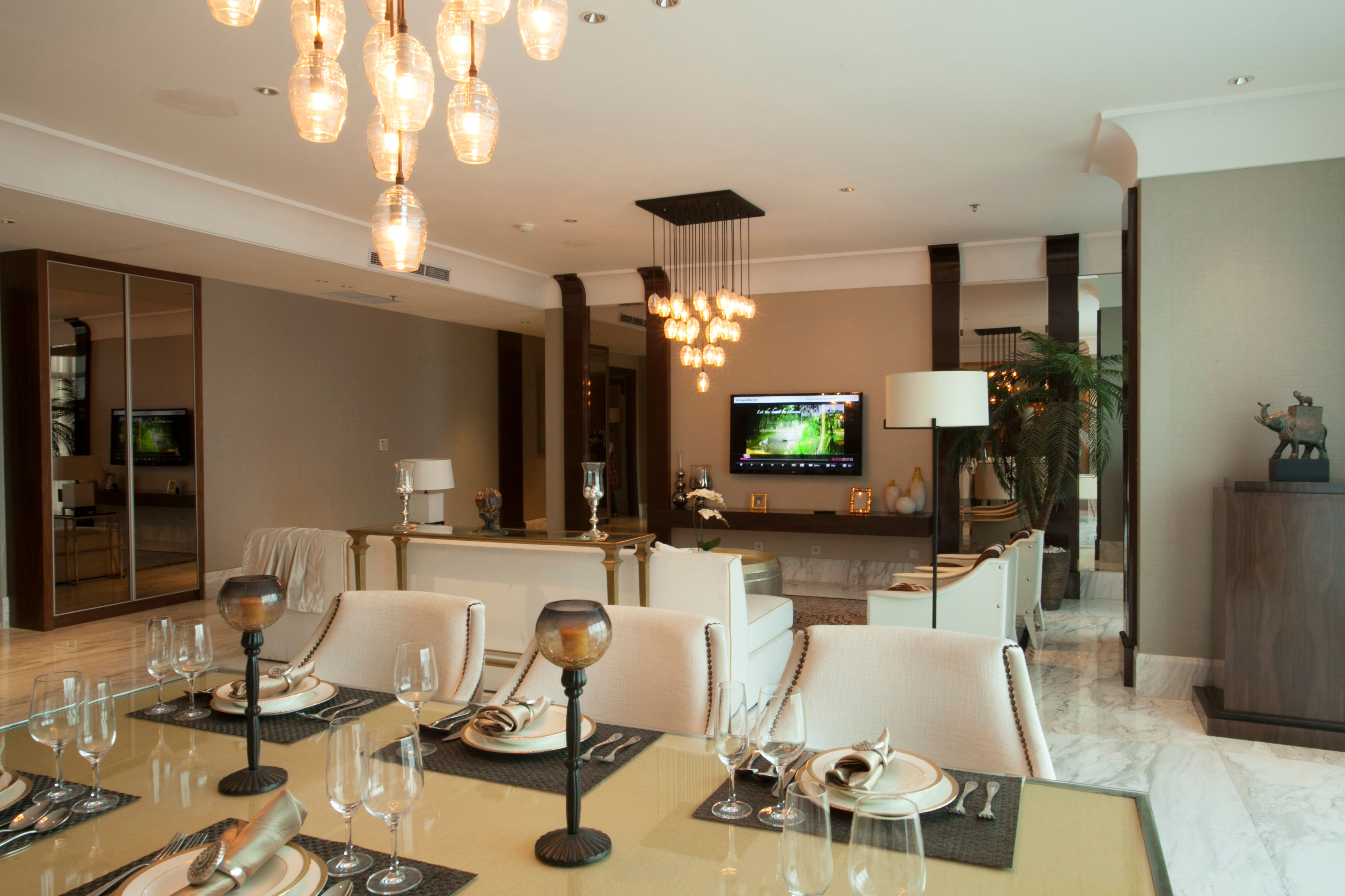 luxury home decor food entertainment