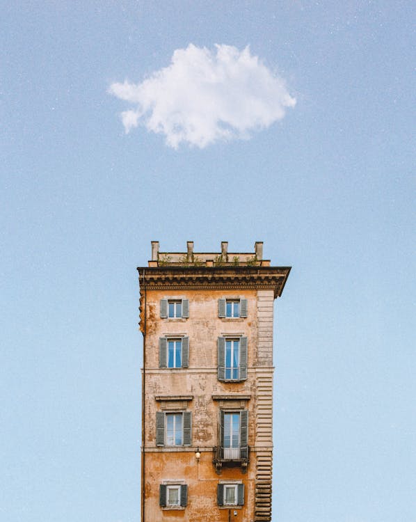 Beige Concrete Building