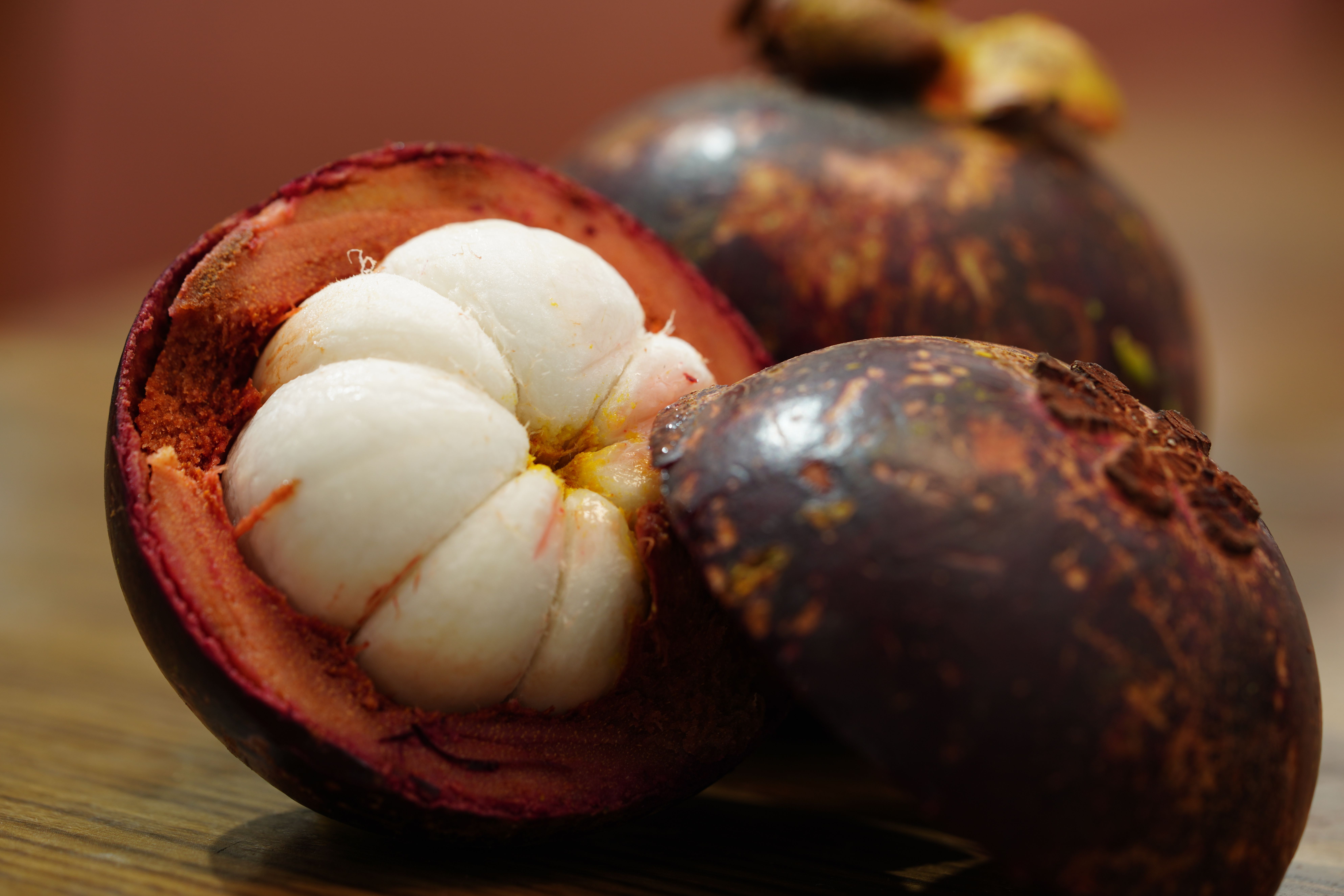 Close-up of Fresh Mangosteen Fruit · Free Stock Photo