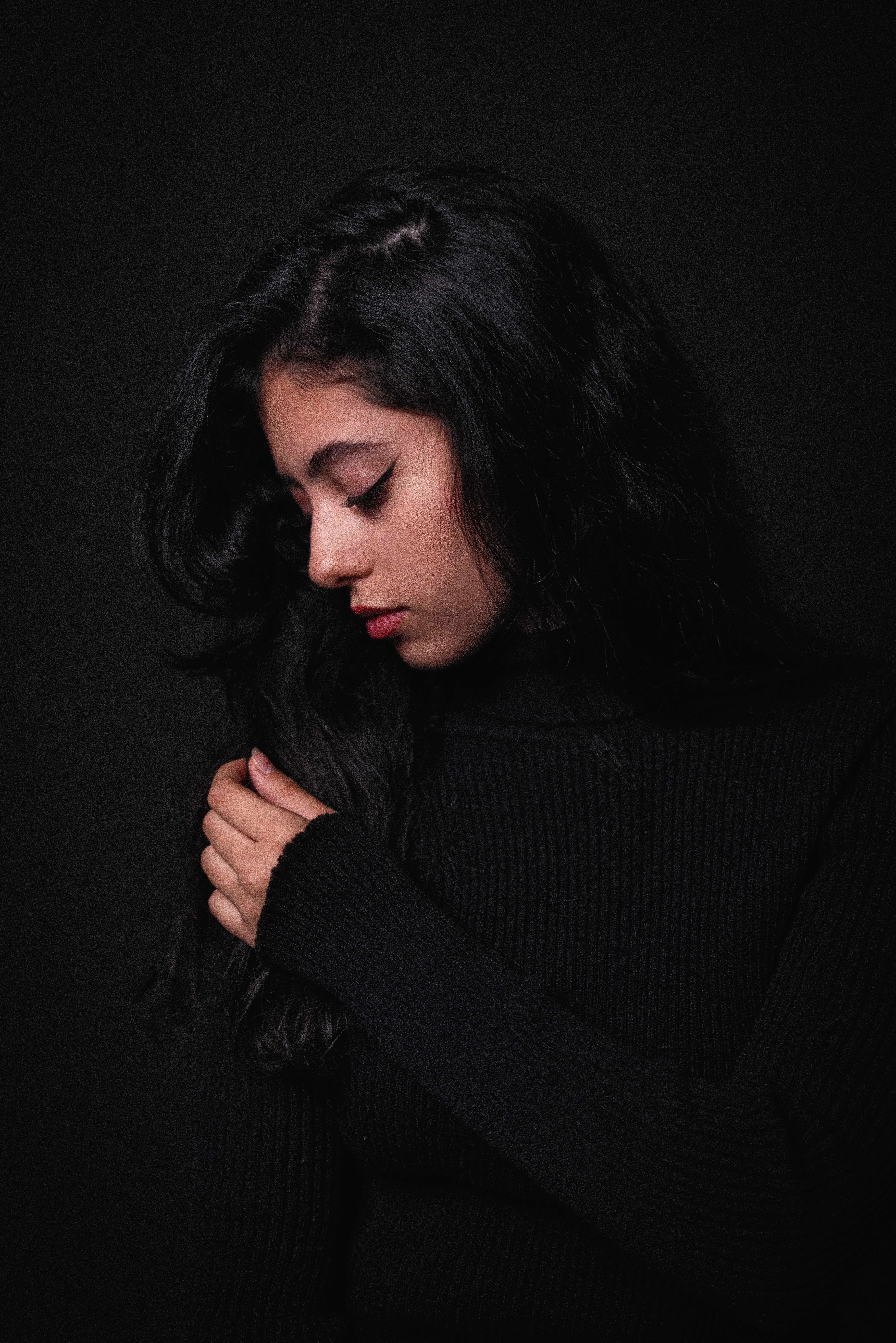 Emotional Portrait of a Distressed Woman · Free Stock Photo